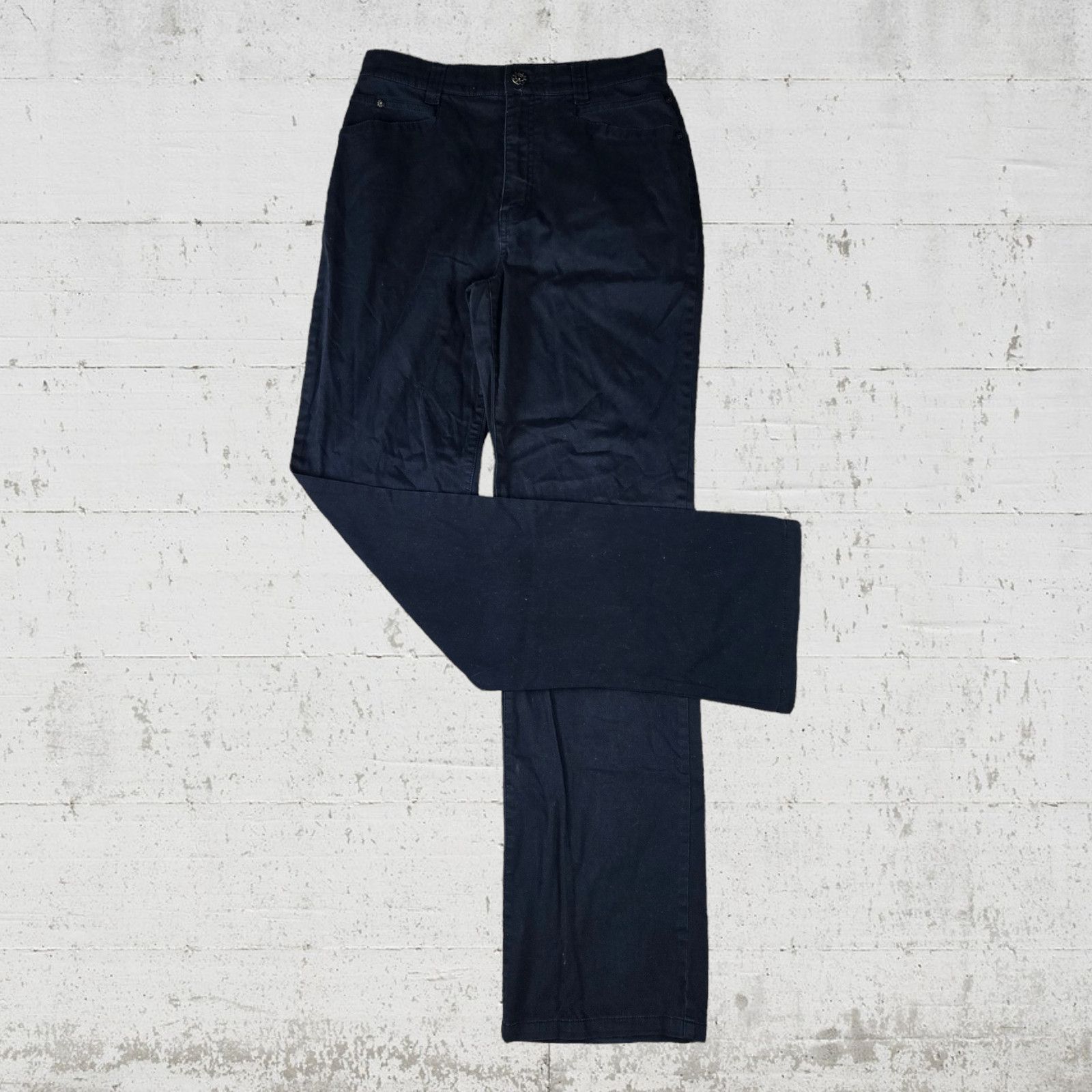 Other Black High Rise Bootcut Chino Pants Size 8 Size 30" / US 8 / IT 44 - 8 Thumbnail