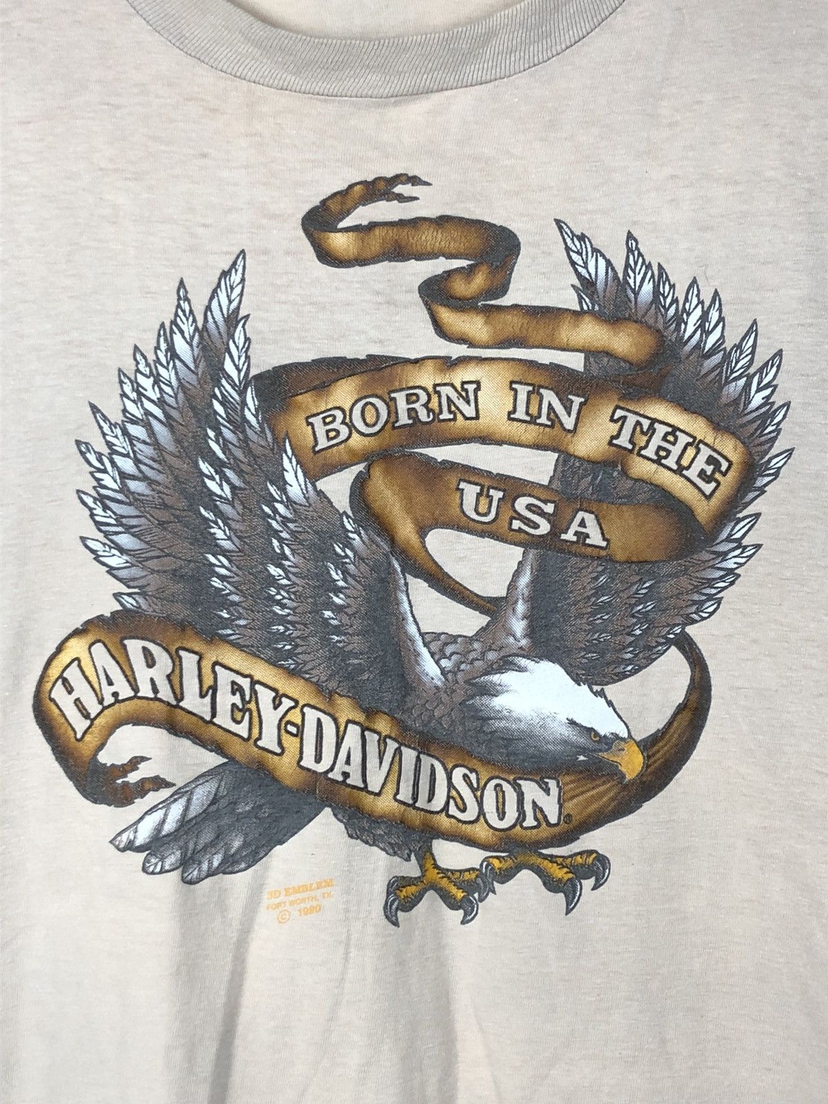 Harley Davidson Very Vintage Distressed Harley-Davidson 3D Emblem 1990 Size US M / EU 48-50 / 2 - 5 Thumbnail