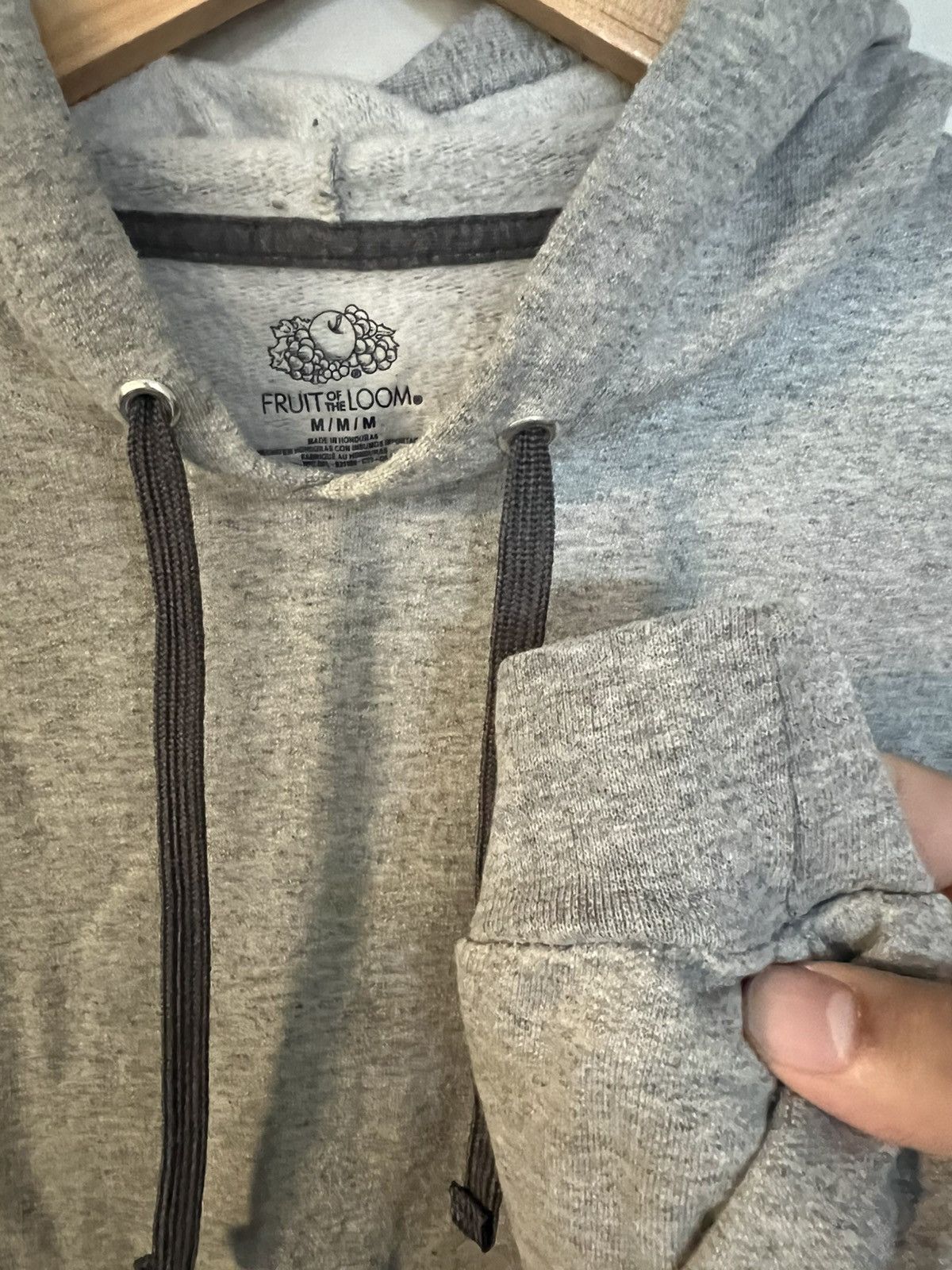 Fruit Of The Loom Fruit of the Loom Grey Marl Hoodie Size US M / EU 48-50 / 2 - 4 Thumbnail
