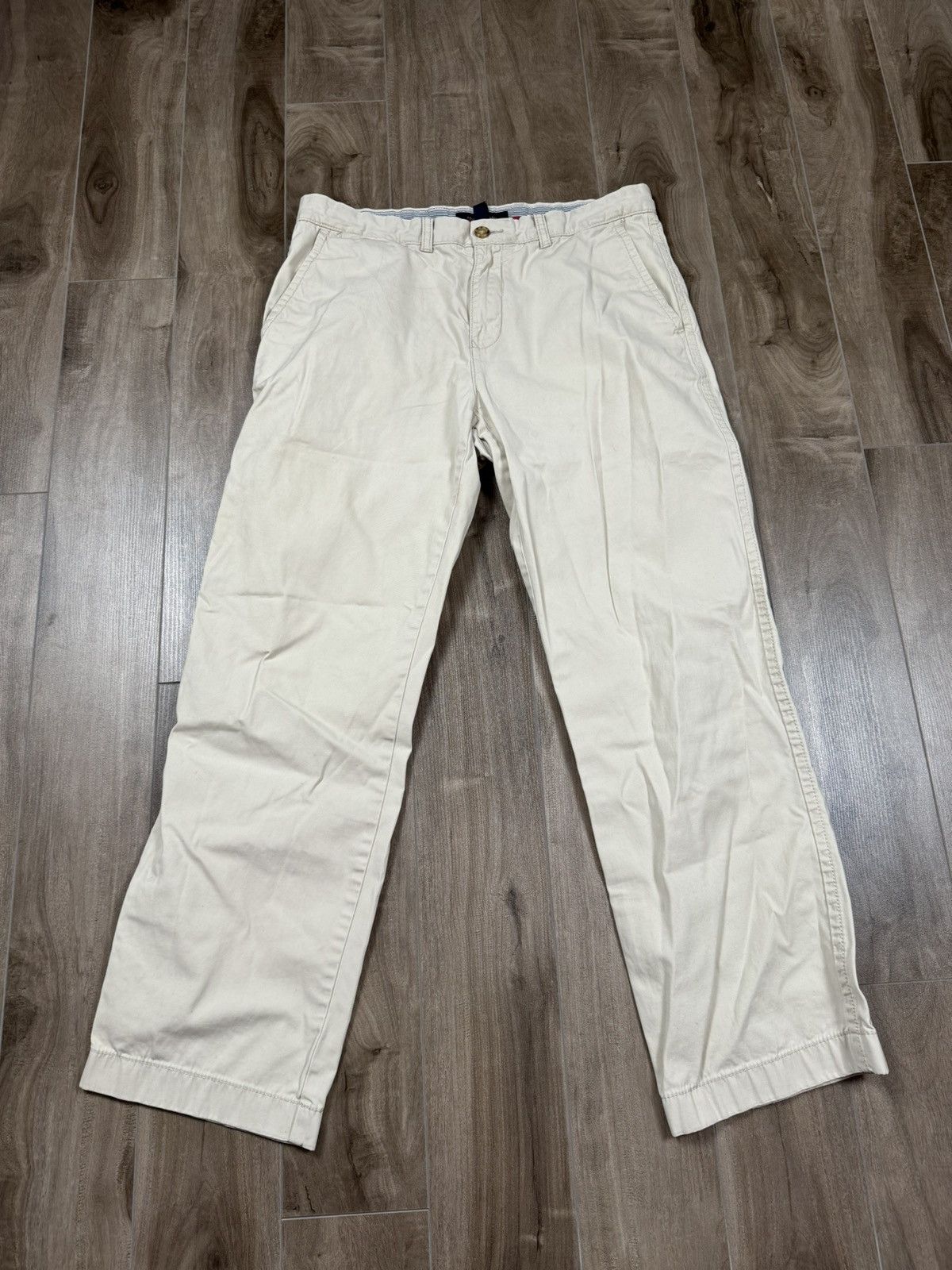 Tommy Hilfiger Tommy Beige Trousers Size US 33 - 1 Thumbnail