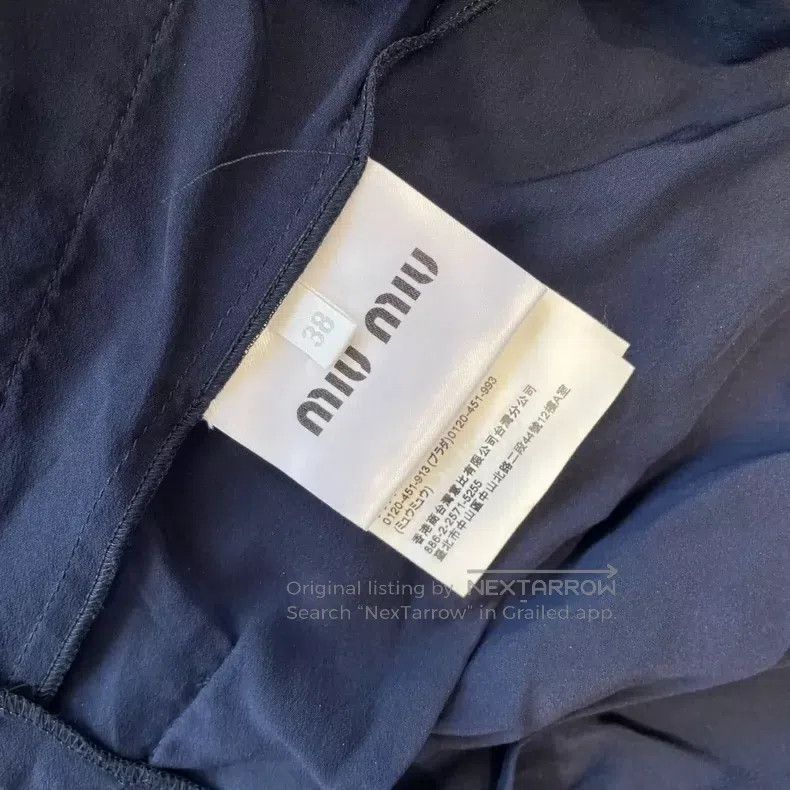 Miu Miu Miu Miu 38 Sleeveless truncated shirt Size M / US 6-8 / IT 42-44 - 3 Thumbnail
