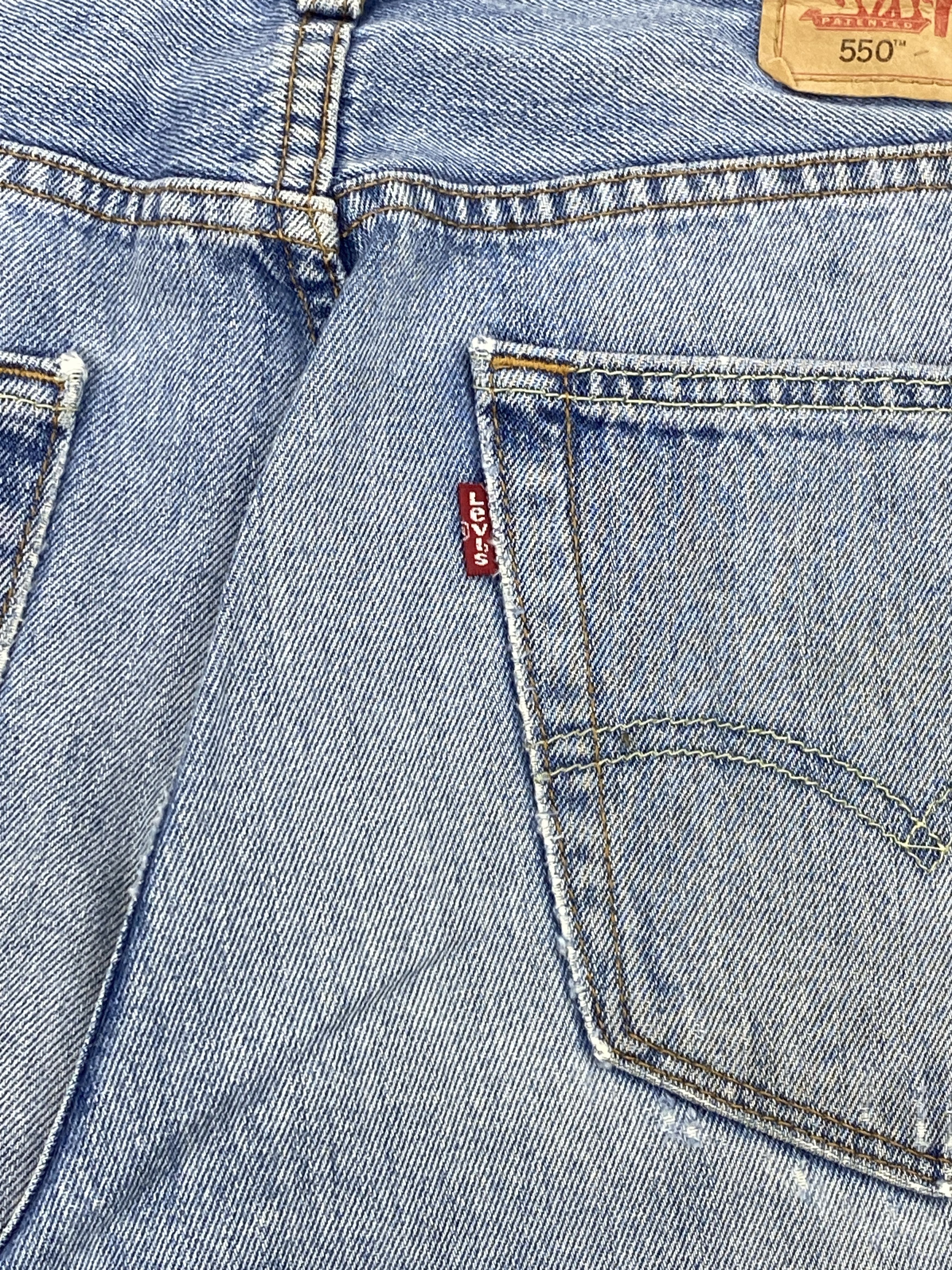 Levi's Vintage Levis 550 Light Wash Jeans DP2331 Size US 30 / EU 46 - 6 Thumbnail