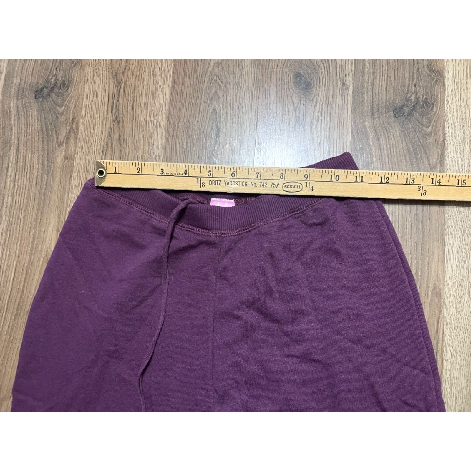 Vintage LAT Pants Women's Small Purple Sweatpants Tie Waist Pants Size 28" / US 6 / IT 42 - 6 Thumbnail