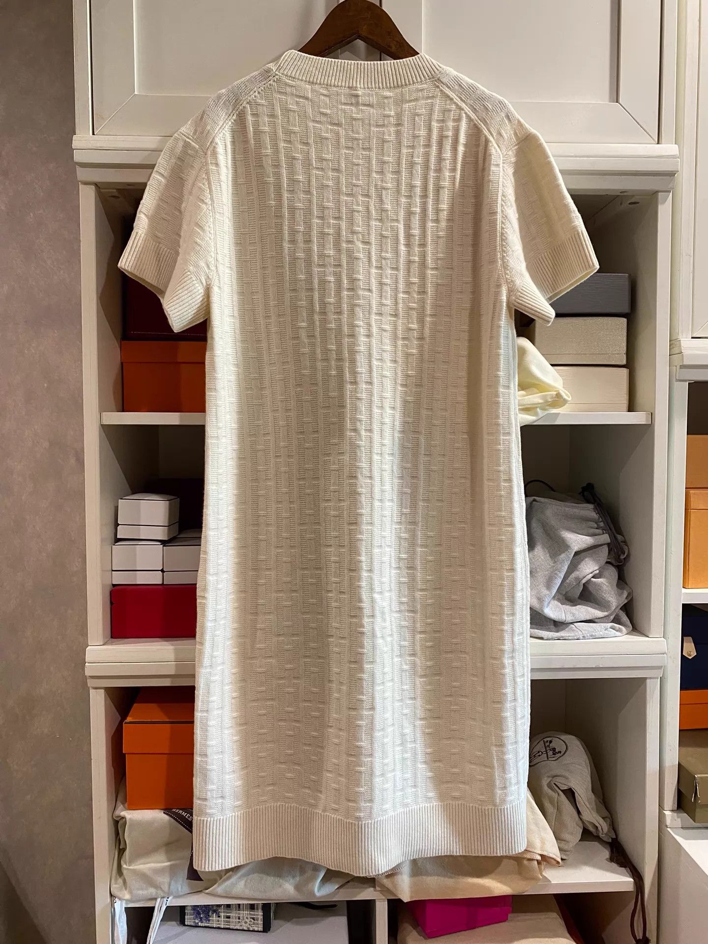 Hermes Hermes Women's Wool H Logo Embossed Dress 36 Size XS / US 0-2 / IT 36-38 - 2 Thumbnail