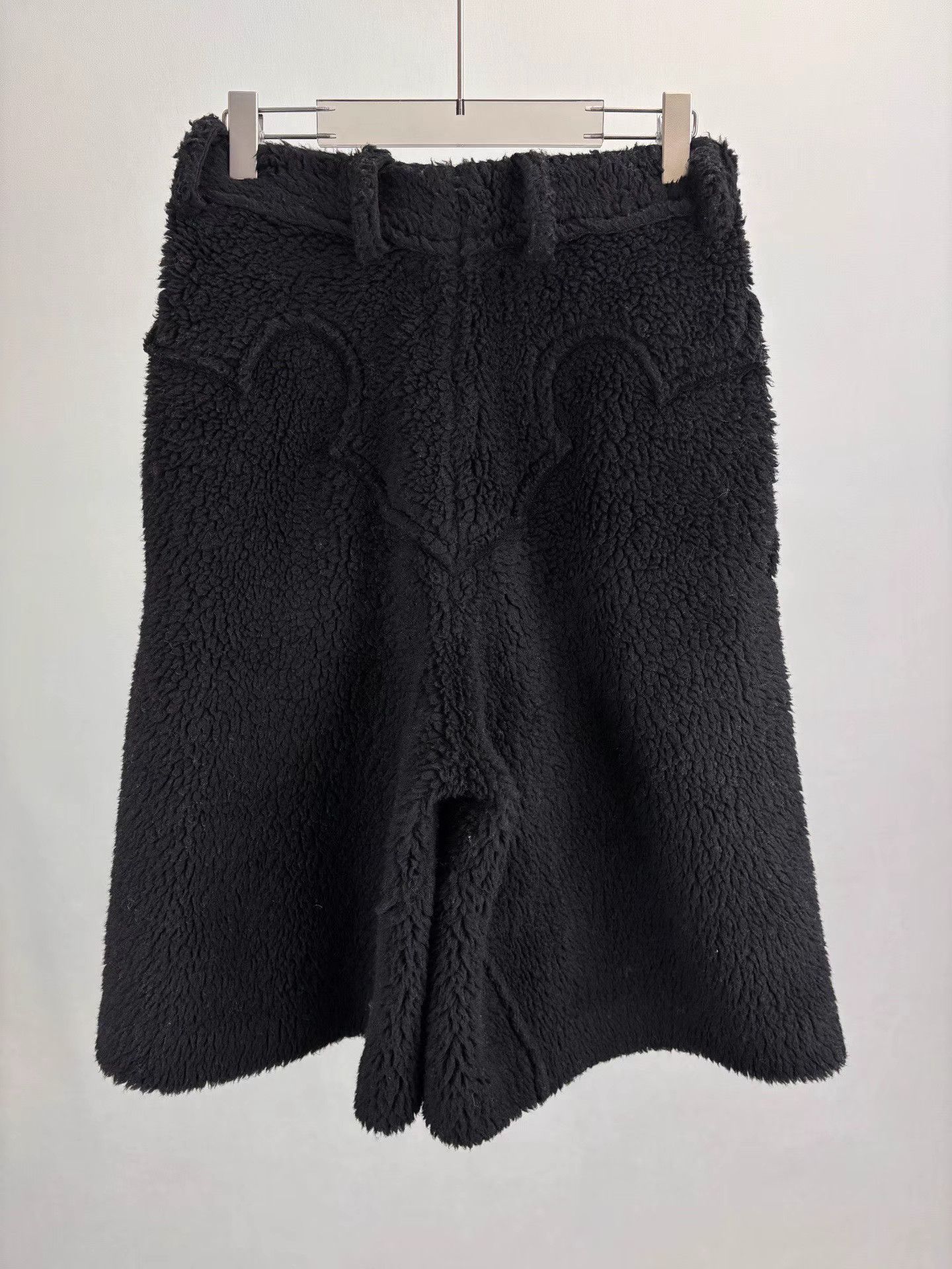 Maison Margiela MAISON MARGIELA Black Fleece Shorts Size 42" / US 20 - 2 Thumbnail