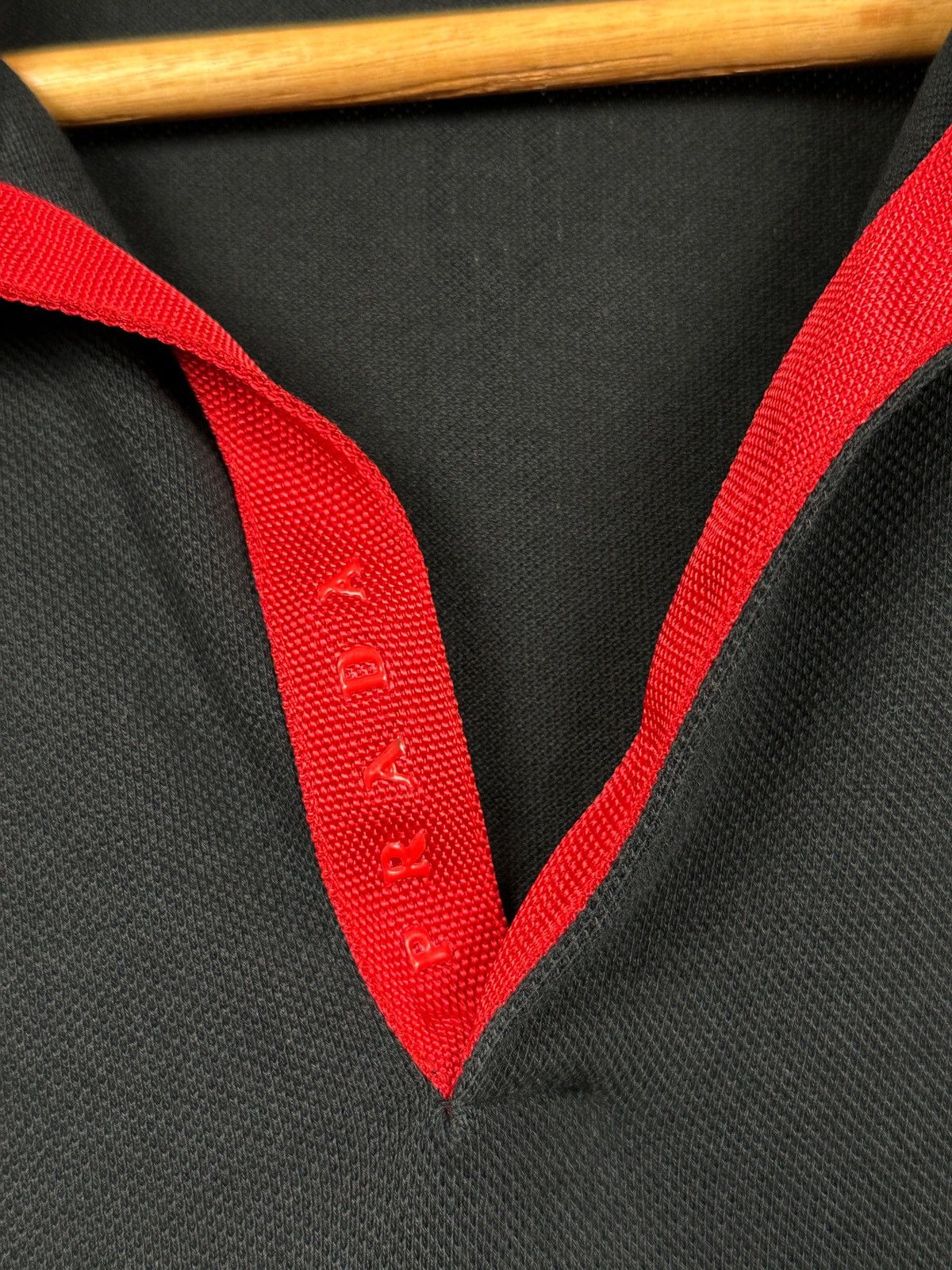 Prada Vintage Prada Sport Black Polo T-Shirt Size US M / EU 48-50 / 2 - 8 Thumbnail