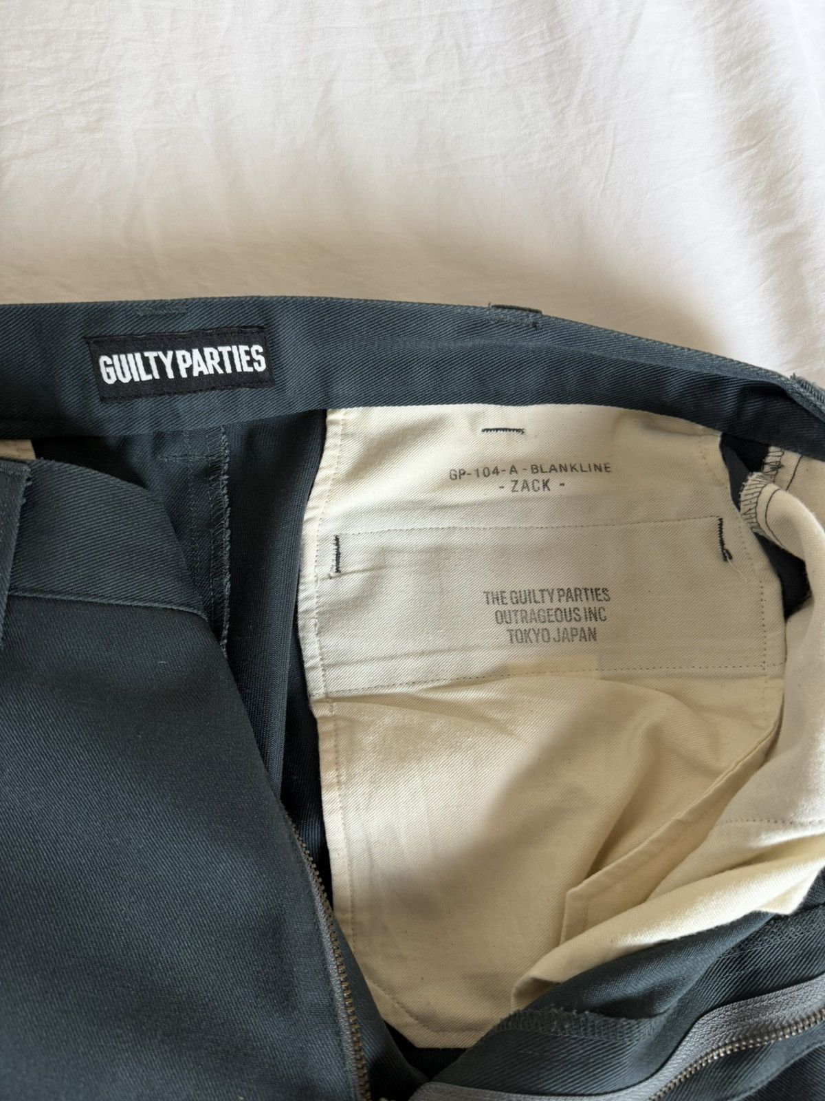 Wacko Maria Wacko Maria "Guilty Parties" T/C Work Pants - Charcoal/Slate Size US 31 - 2 Thumbnail