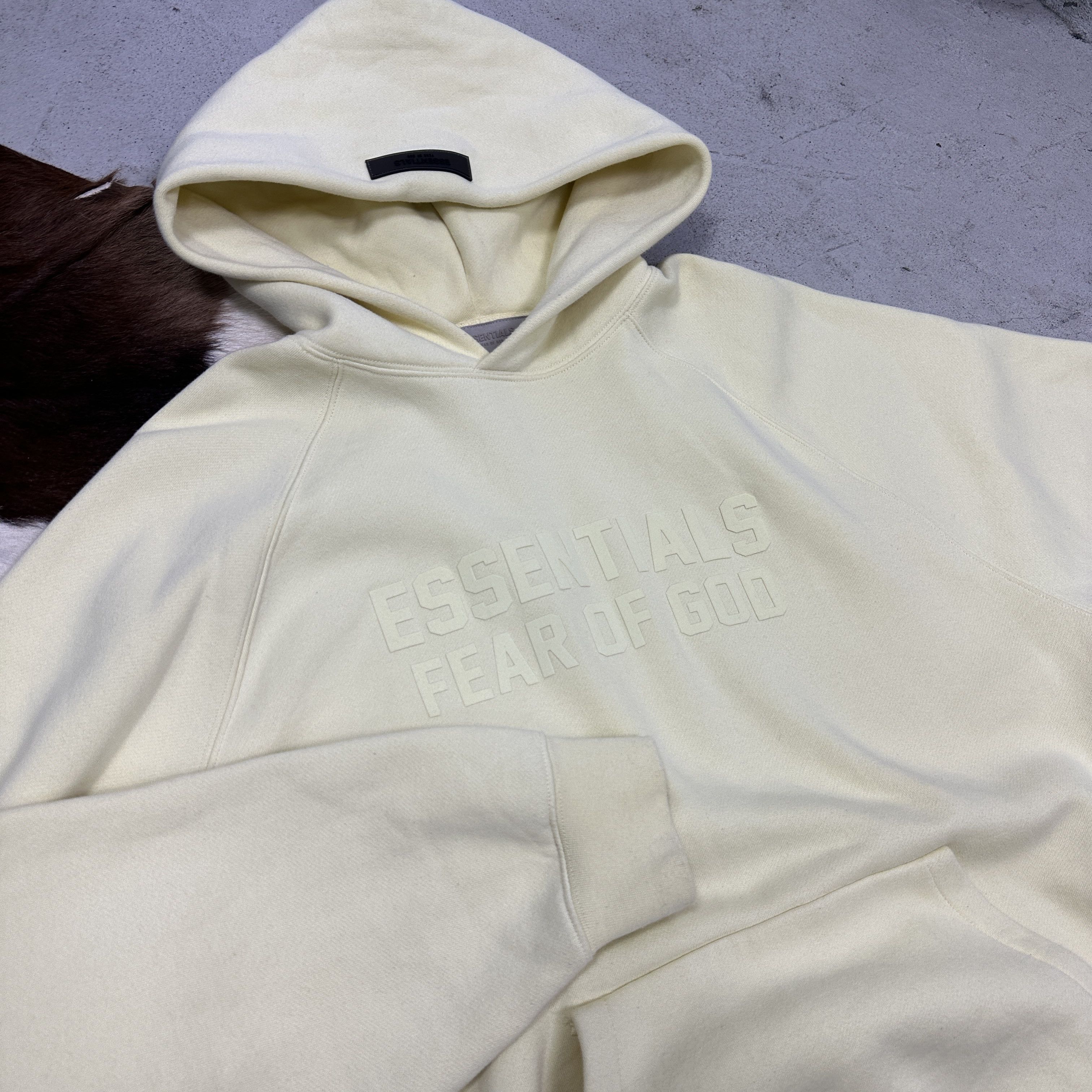 Fear of God Vintage Streetwear Fear Of God Butter Yellow Sweatshirt 00s Size US L / EU 52-54 / 3 - 3 Thumbnail