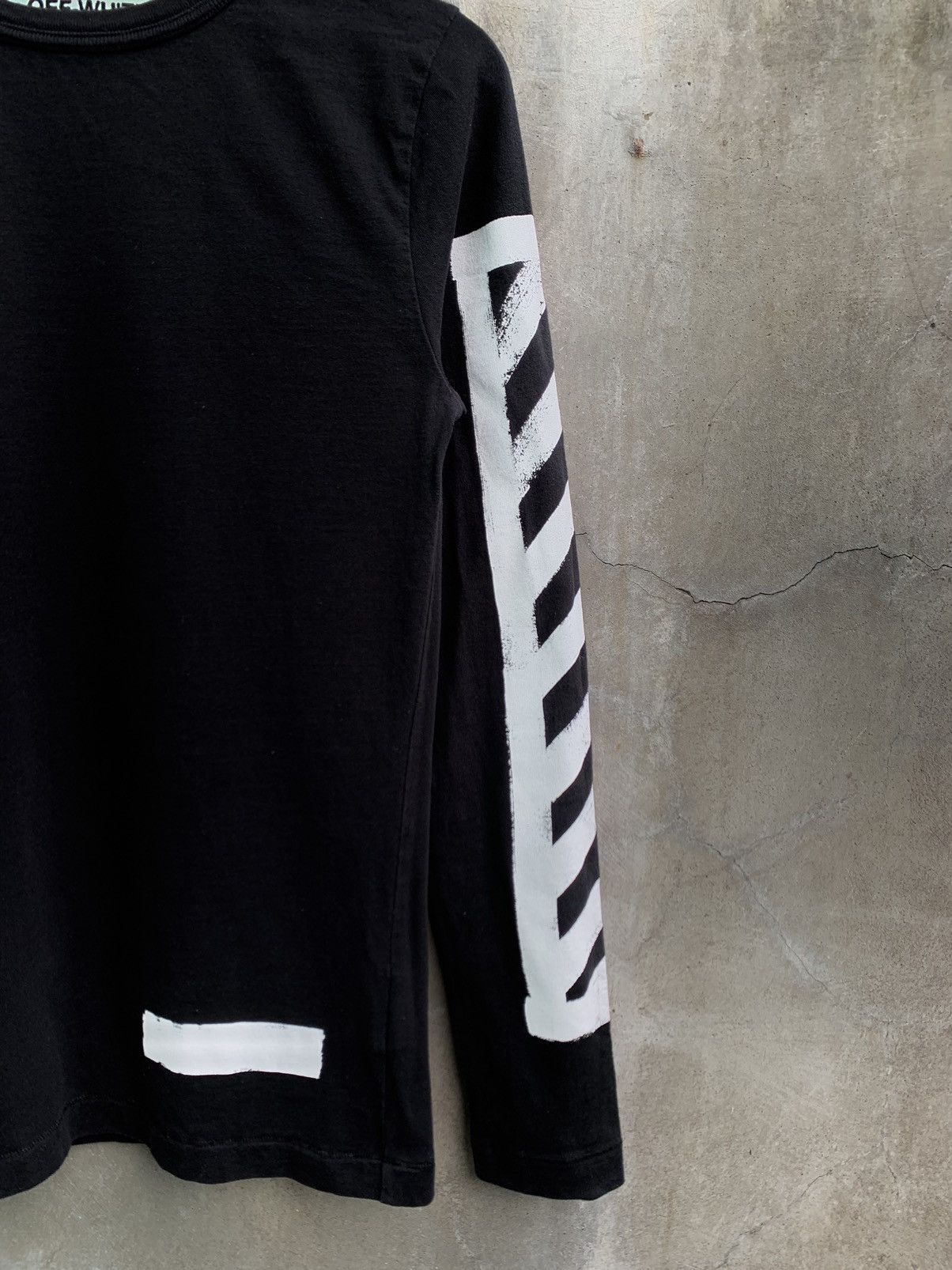 Off-White Brushed Diagonals Long Sleeve Size US XXS / EU 40 - 4 Thumbnail