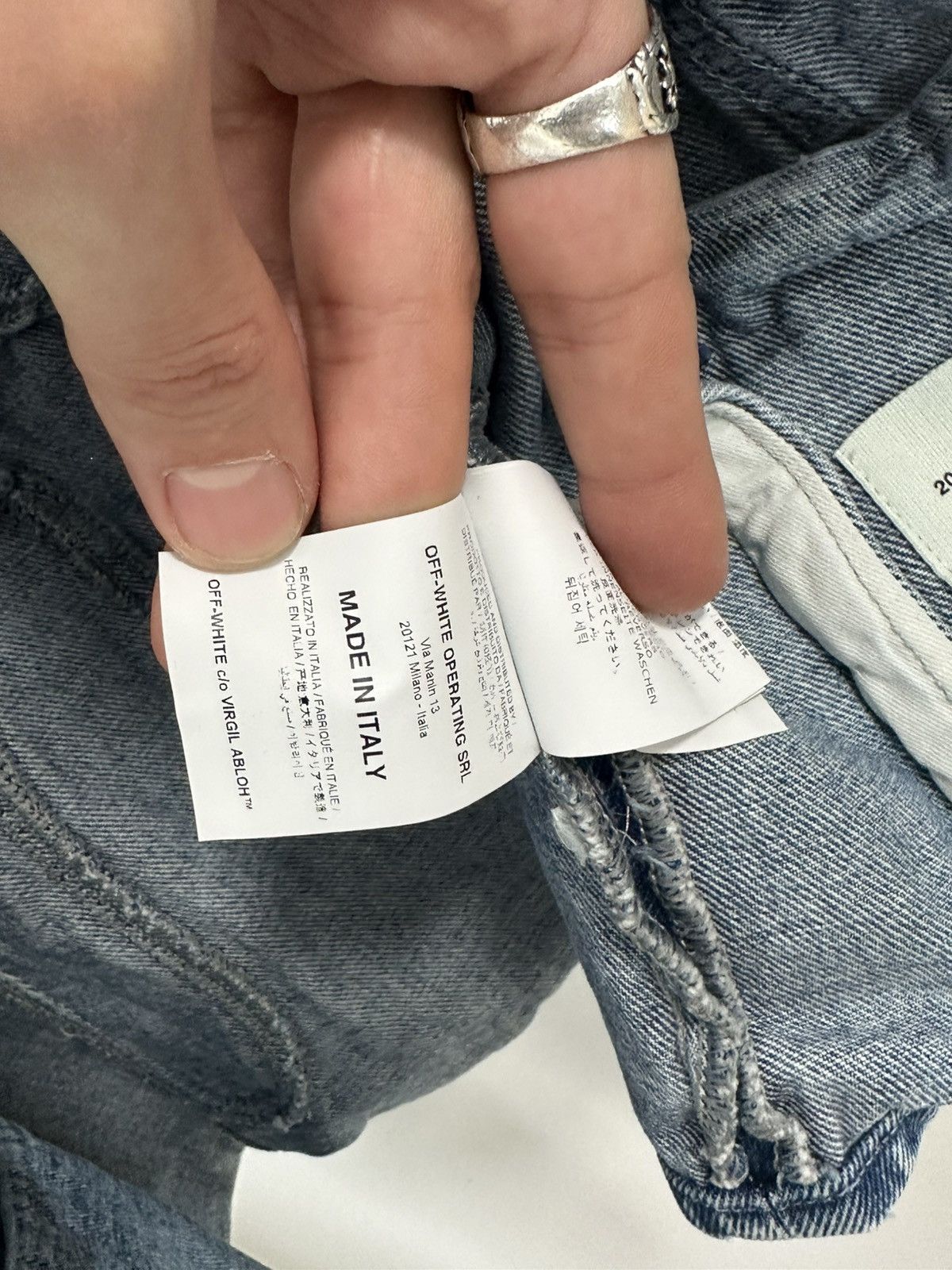 Off-White OFF WHITE DENIM JACKET Rare Size M / US 6-8 / IT 42-44 - 11 Thumbnail