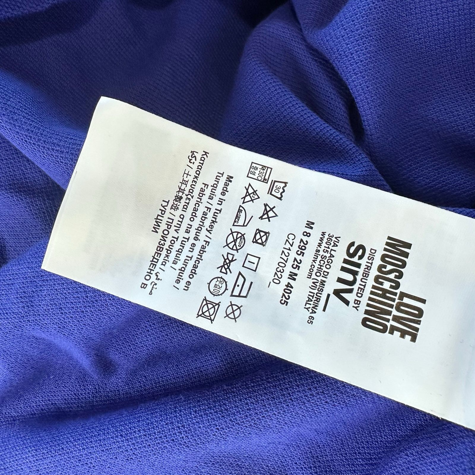 Moschino love moschino blue polo shirt Size M Size US M / EU 48-50 / 2 - 5 Thumbnail