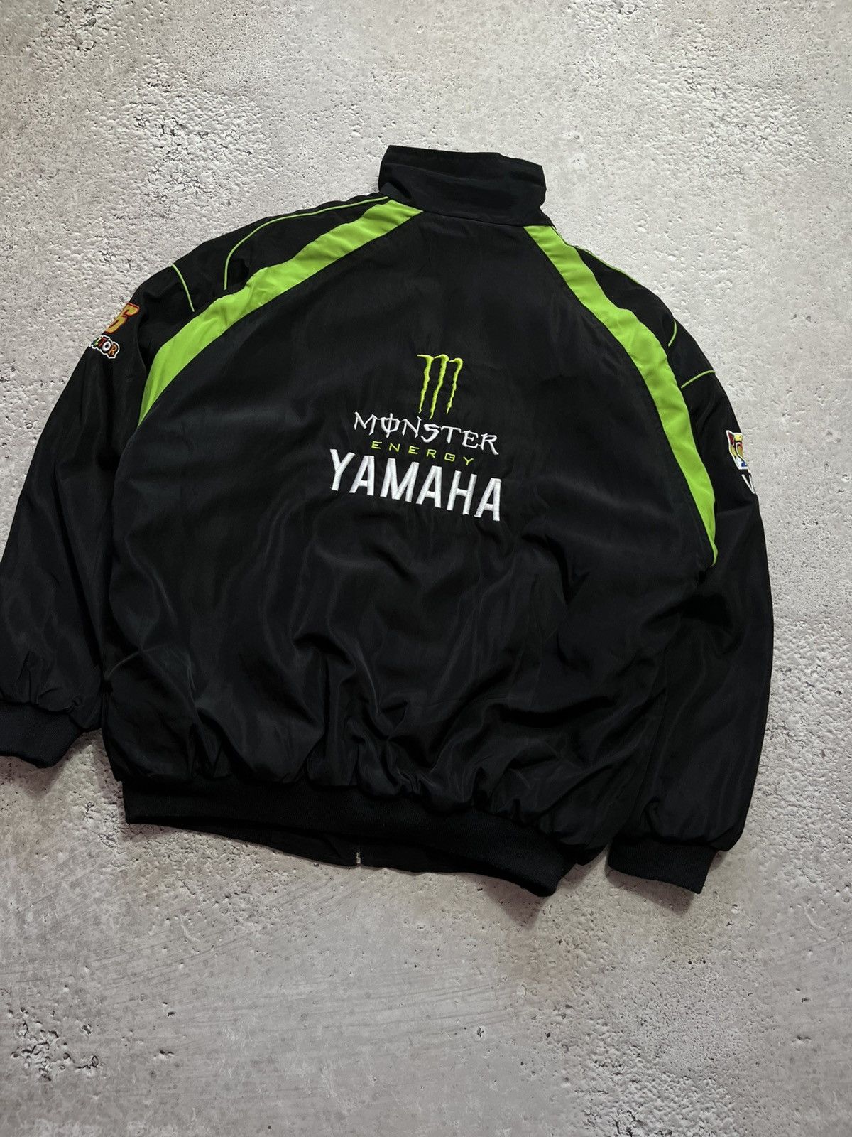 Vintage × Yamaha Yamaha Monster Energy VR46 Racing Jacket Black Green XL Size US XL / EU 56 / 4 - 10 Thumbnail
