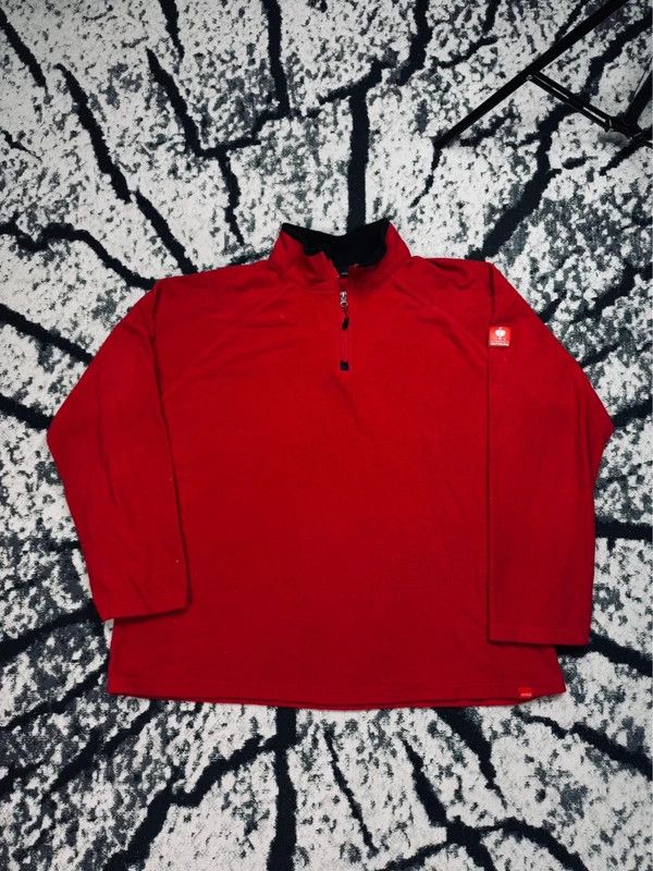 Other Engelbert Strauss halfzip fleece jacket red XXL logo Size US XXL / EU 58 / 5 - 1 Thumbnail