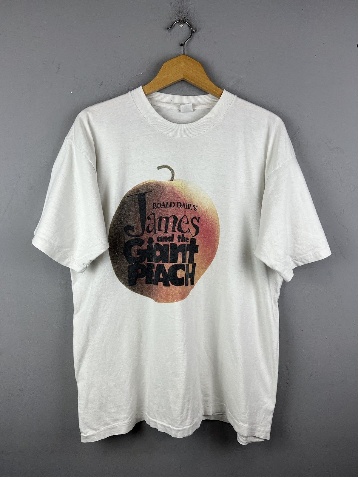 Disney × Vintage Vintage 1996 Disney James and the Giant Peach Movie T-Shirt Size US XL / EU 56 / 4 - 1 Thumbnail