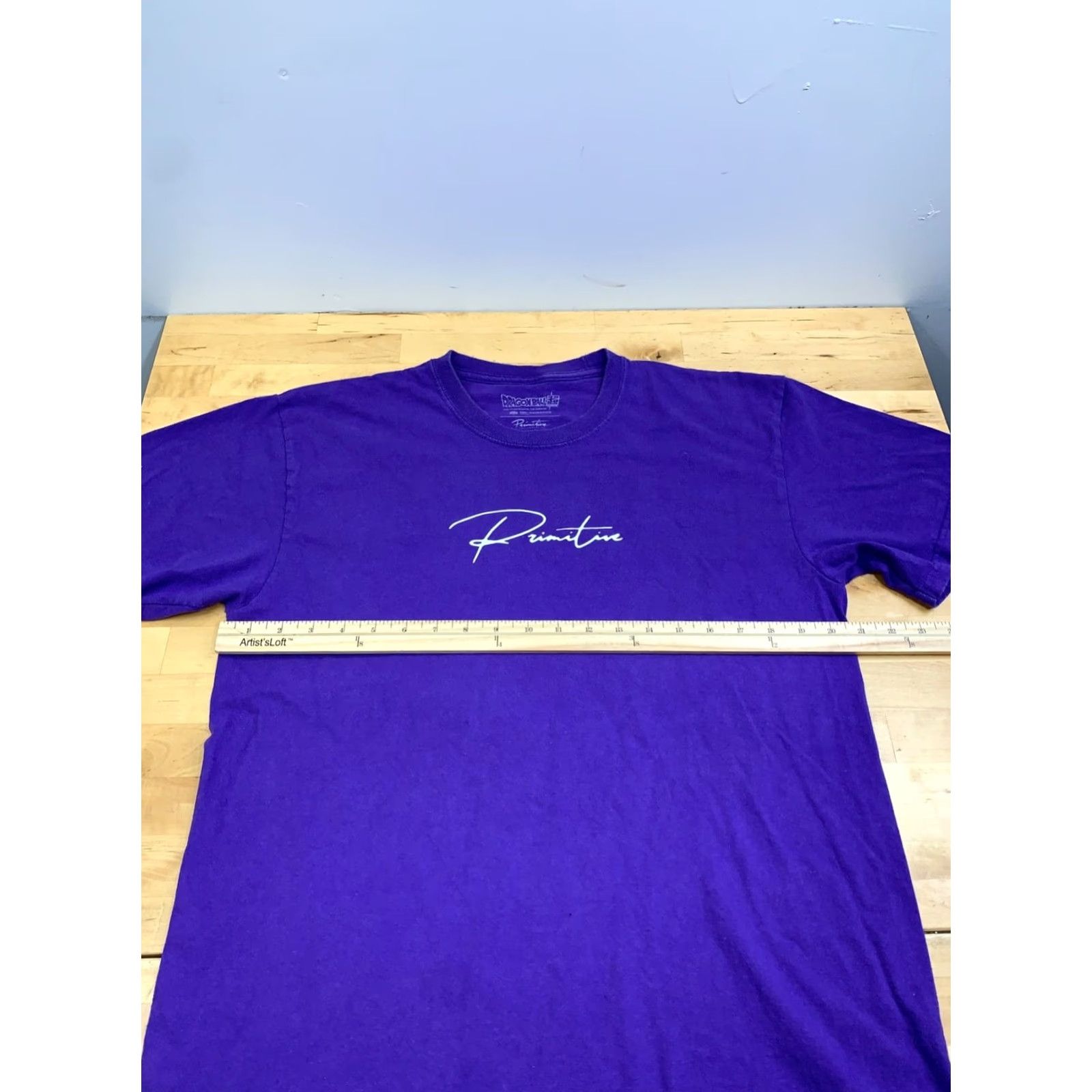 Primitive Primitive x Dragon Ball Super Beerus Shirt Men L Purple Cotton Crew Neck Short Sleeve Graphic Print 2010-2019 Vintage No 12998 Size US L / EU 52-54 / 3 - 7 Thumbnail