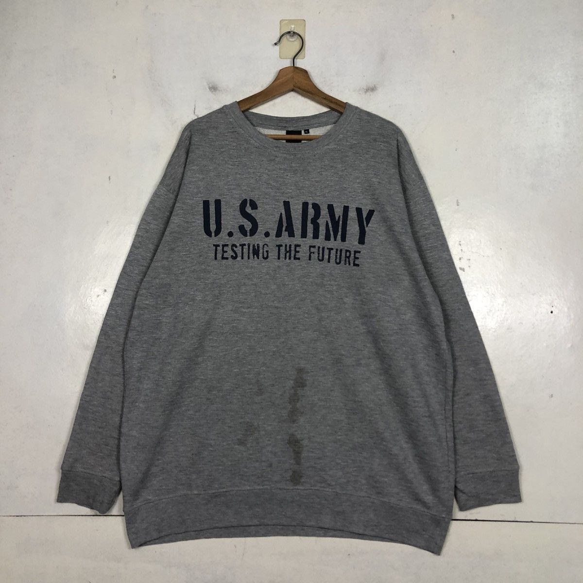 Japanese Brand 📌US Army Spell Out Big Logo Sweatshirt Size US L / EU 52-54 / 3 - 3 Thumbnail