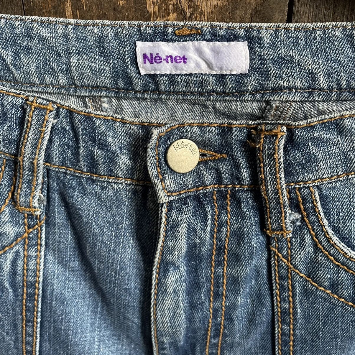 Issey Miyake Ne.Net Patchwork Denim Jeans Size US 32 / EU 48 - 3 Thumbnail
