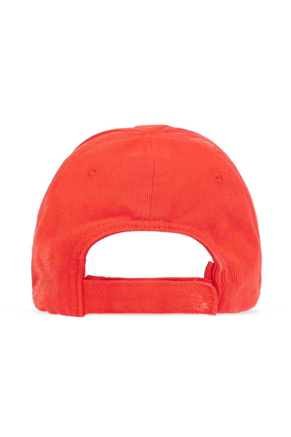 Balenciaga o1mt1gz1024 Size: L / Logo Visor Cap in Red Size ONE SIZE - 4 Thumbnail