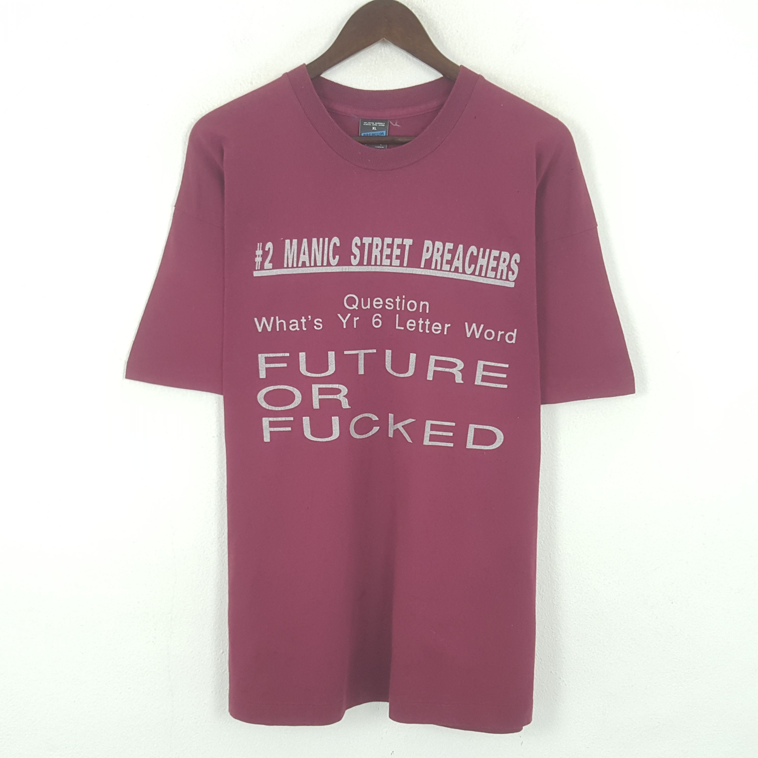Band Tees Vintage Manic Street Preachers American Rock Band Tshirt Size US XL / EU 56 / 4 - 1 Thumbnail