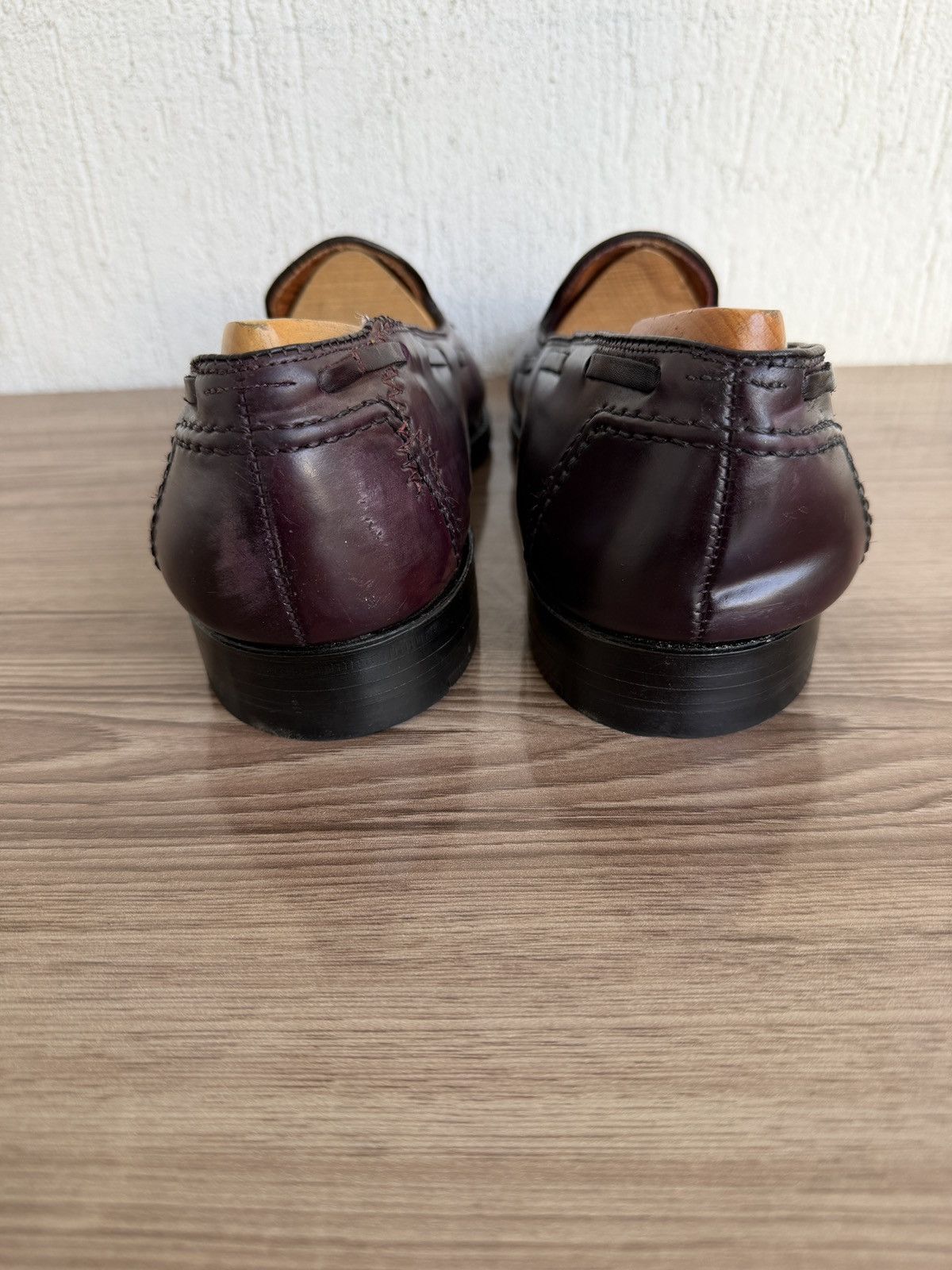 Alden Burgundy shell cordovan tassel loafers by brook brothers Size US 10.5 / EU 43-44 - 19 Thumbnail