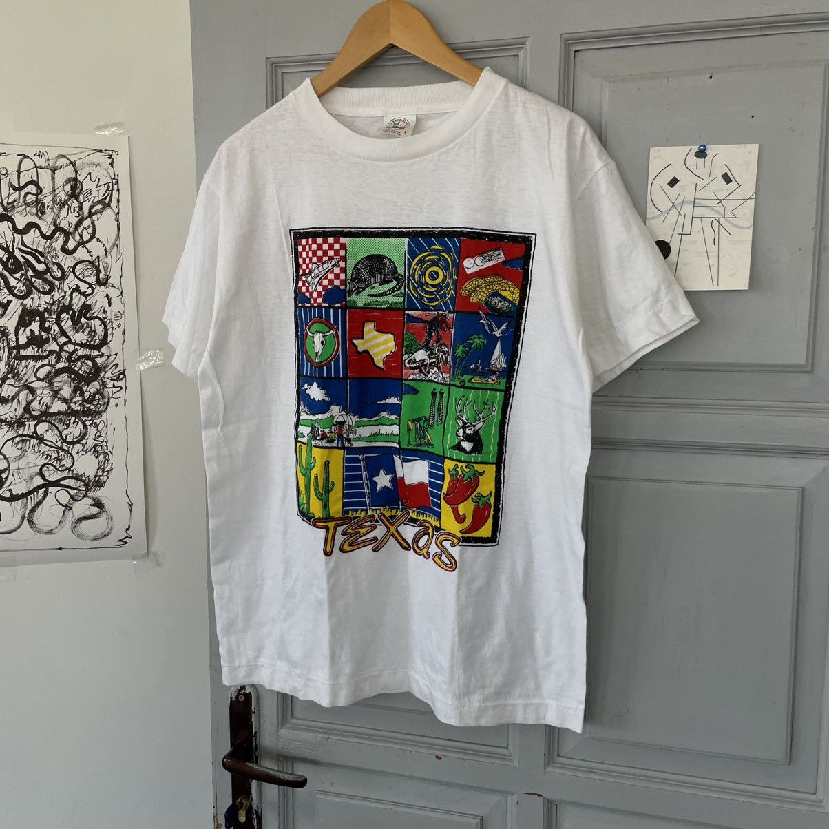 Other Vintage 90’s Texas Graphic Art Single Stitch Tee Y2k Size US L / EU 52-54 / 3 - 1 Thumbnail