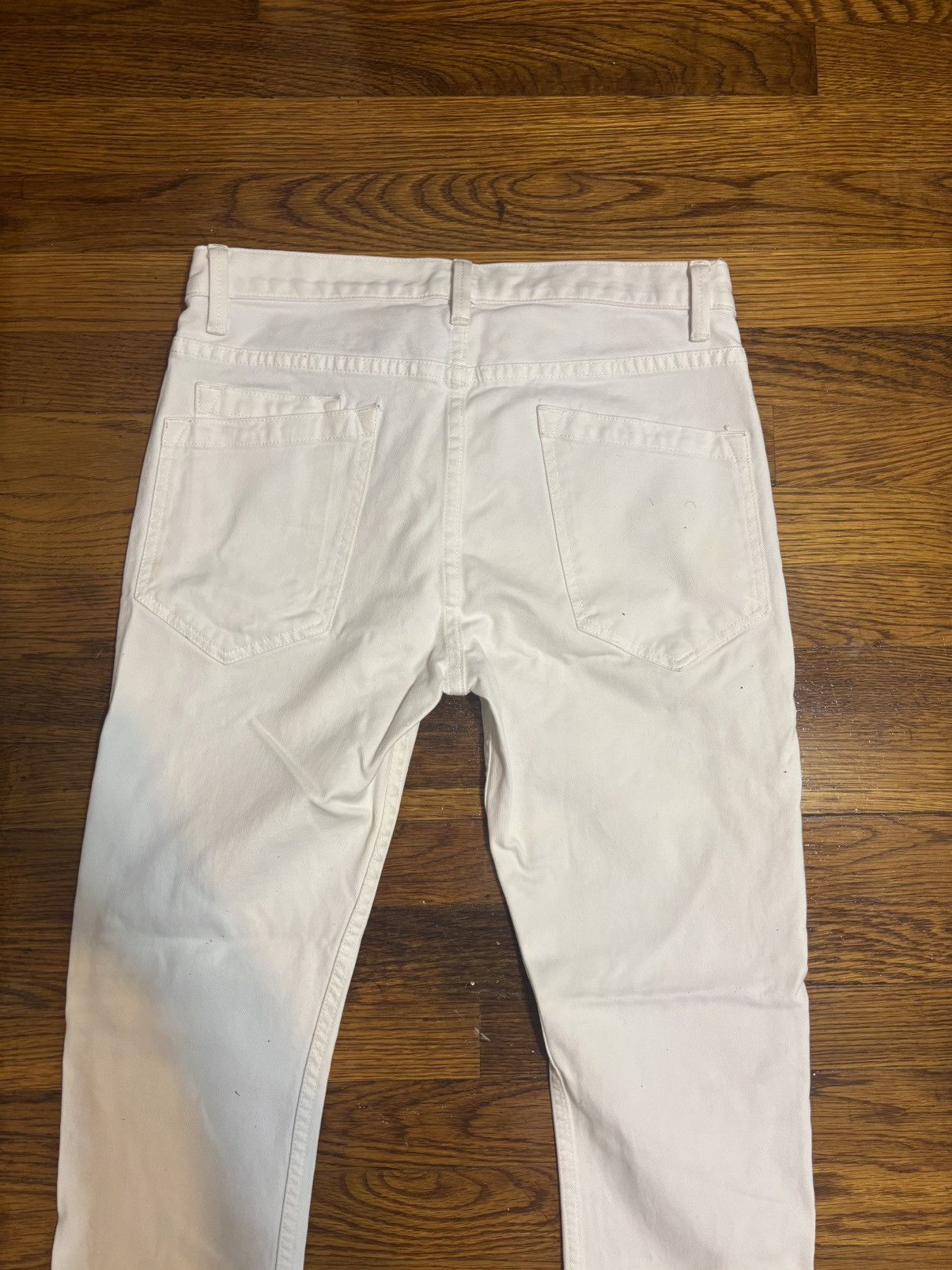 Helmut Lang white helmut lang denim Size US 29 - 4 Thumbnail