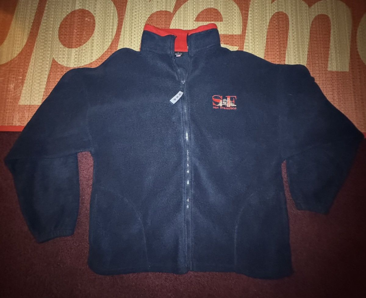 USA Olympics San Francisco Fleece Jacket Size US L / EU 52-54 / 3 - 1 Thumbnail
