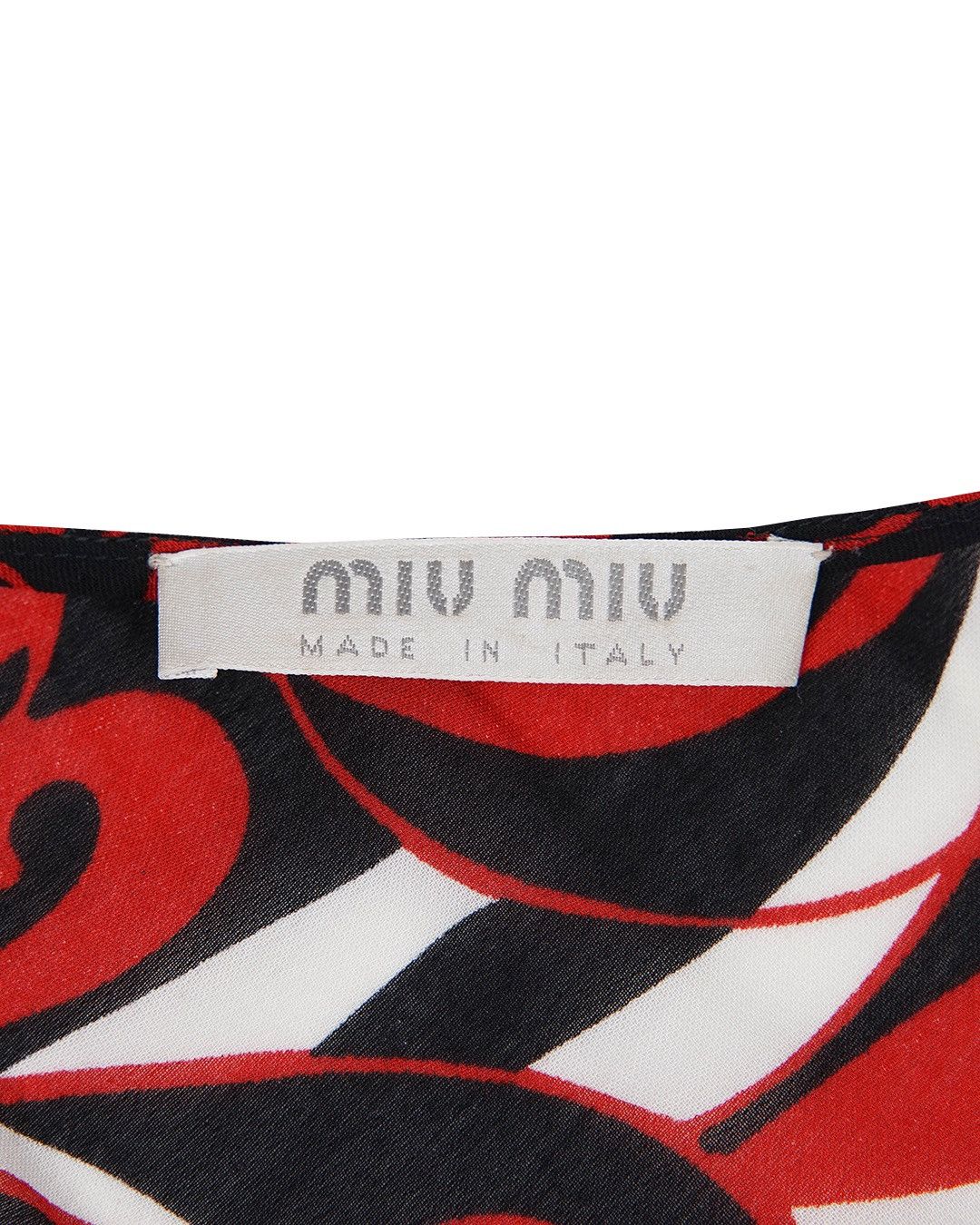 Miu Miu Miu Miu F/W2000 Swirl Print Viscose Skirt Size 28" / US 6 / IT 42 - 5 Thumbnail