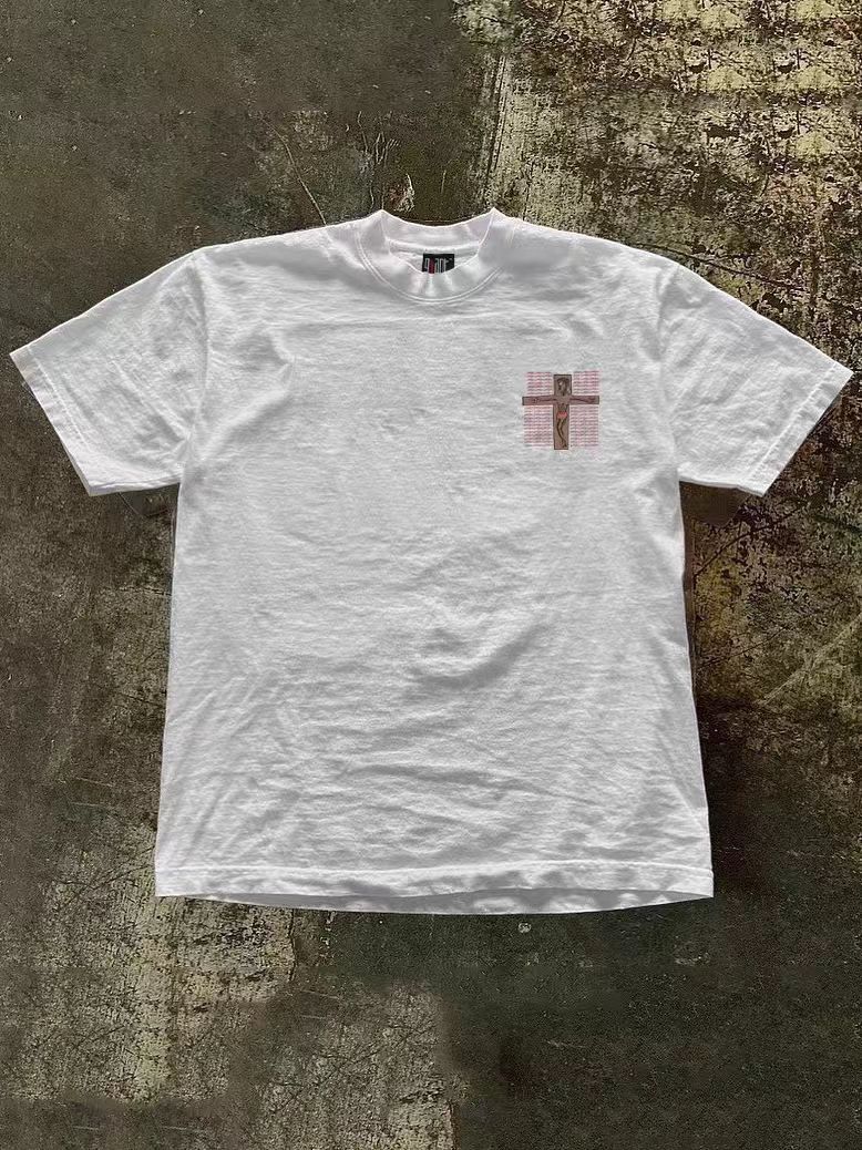 Other Street washed retro cross print loose t-shirt Size US M / EU 48-50 / 2 - 2 Thumbnail