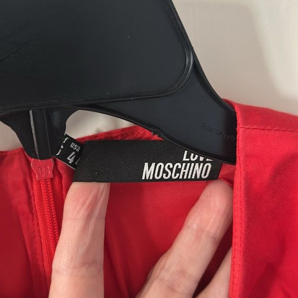 Love Moschino 🎀 Vintage LOVE MOSCHINO cut out bow details red dress 4 Size S / US 4 / IT 40 - 7 Thumbnail
