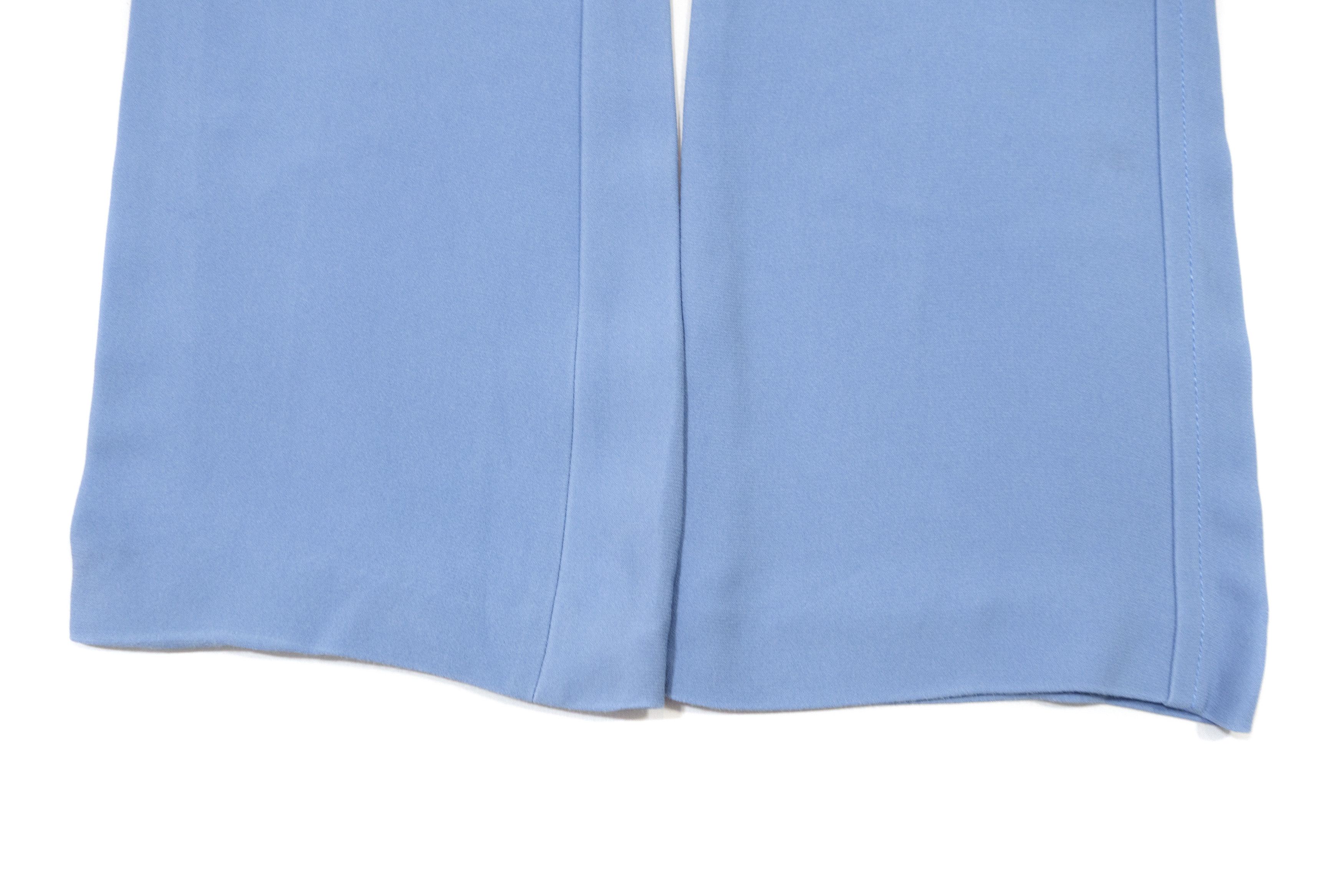 Miu Miu High-Waisted Flared Viscose Pants Size 26" / US 2 / IT 38 - 6 Thumbnail