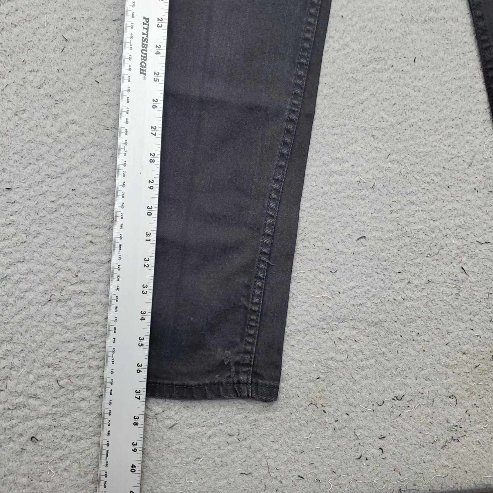 Levi's Levi's 511 Straight Jeans Mens Size 28 Black Denim 5-Pockets Dark Wash Streetwear Denim Jeans Size US 28 / EU 44 - 3 Thumbnail