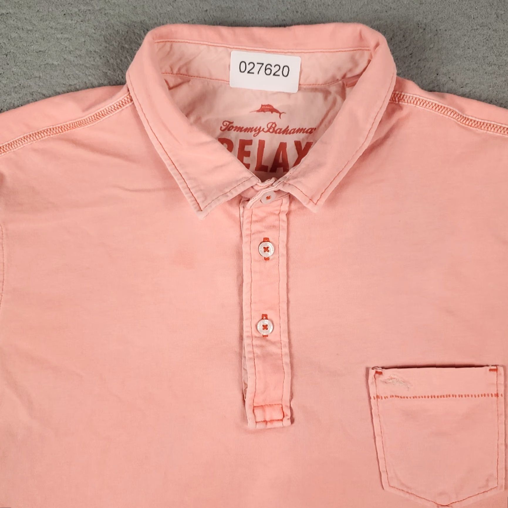 Tommy Bahama Tommy Bahama Polo Shirt Large Pink Casual Short Sleeve Mens Size US L / EU 52-54 / 3 - 2 Thumbnail