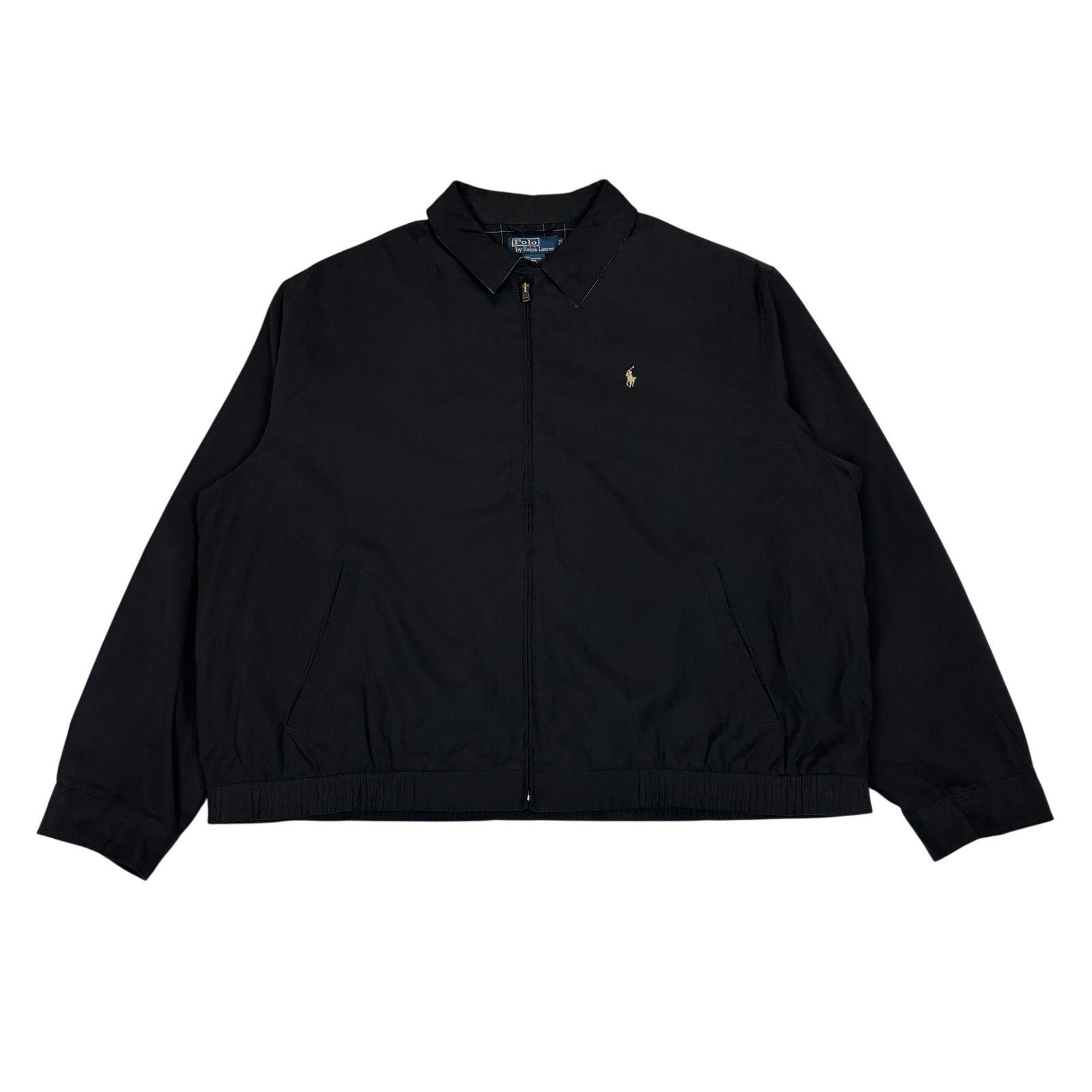 Polo Ralph Lauren VTG 90s Polo Ralph Lauren Bomber Jacket Plaid Black 2XL Size US XXL / EU 58 / 5 - 1 Thumbnail