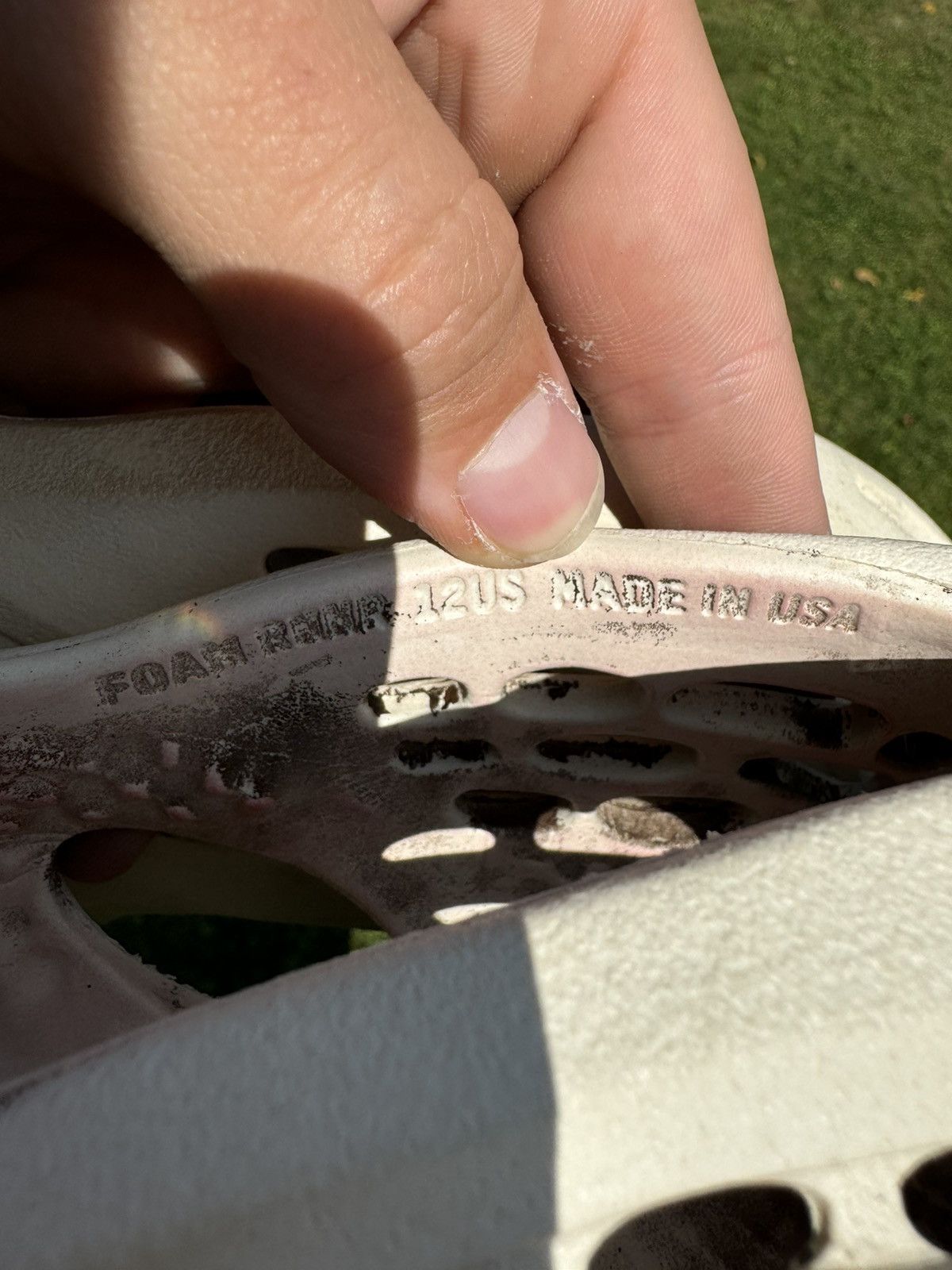 Adidas × Los Angeles Apparel × Yeezy SAMPLE Yeezy Adidas Foam Runner (Factory Tested) - Size 12M Size US 12 / EU 45 - 6 Thumbnail