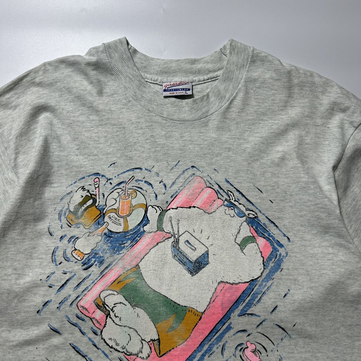 Vintage Vintage 90s Alpaca Relax Graphic T-Shirt Size US L / EU 52-54 / 3 - 3 Thumbnail