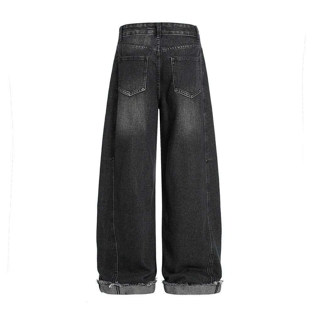 Jean Punk vintage washed distressed raw edge jeans Size US 32 / EU 48 - 2 Thumbnail