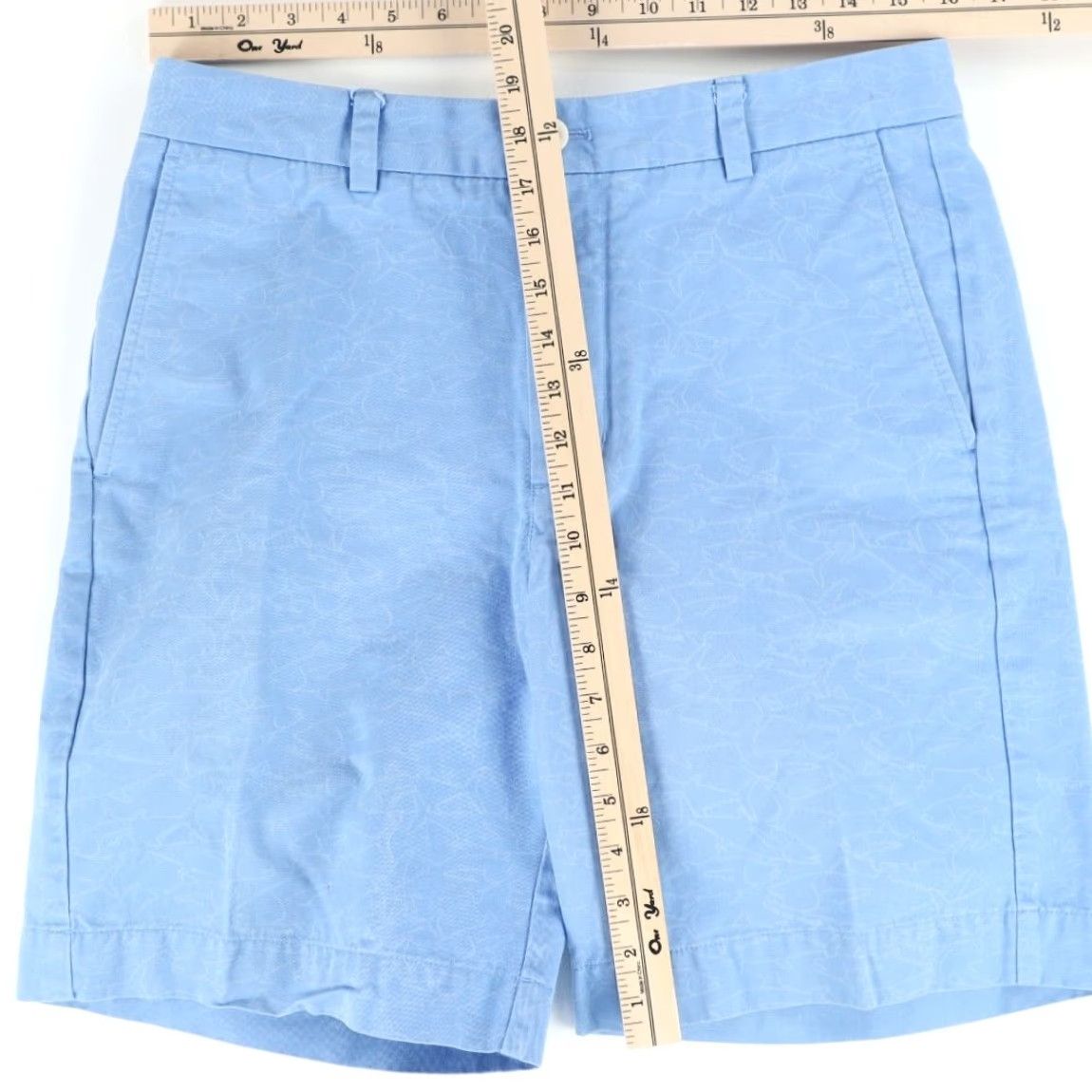 Vineyard Vines Vineyard Vines Breaker Tuna Cotton Twill Chino Shorts Blue All Over Print Men's 32 Size US 32 / EU 48 - 3 Thumbnail