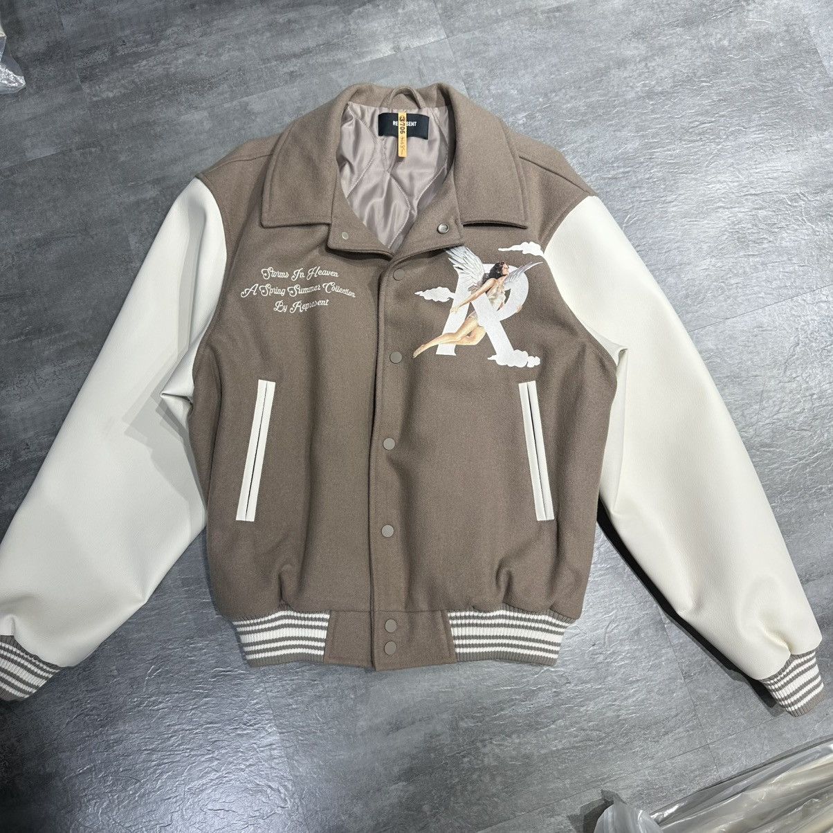 Represent Clo. Represent Storms In Heaven Varsity Jacket Size US S / EU 44-46 / 1 - 1 Thumbnail
