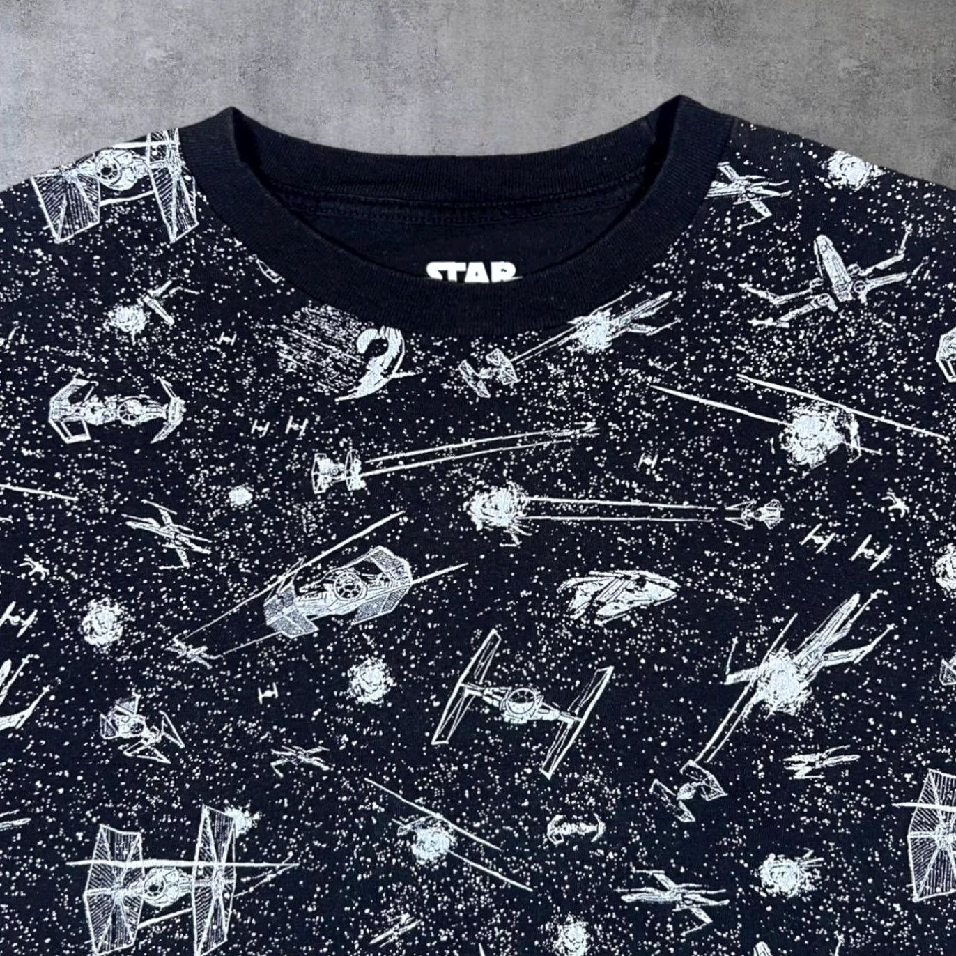 Mad Engine Mad Engine Star Wars Tie Fighter Sci-Fi Movie All-Over Print Graphic T-Shirt Medium Size US M / EU 48-50 / 2 - 3 Thumbnail