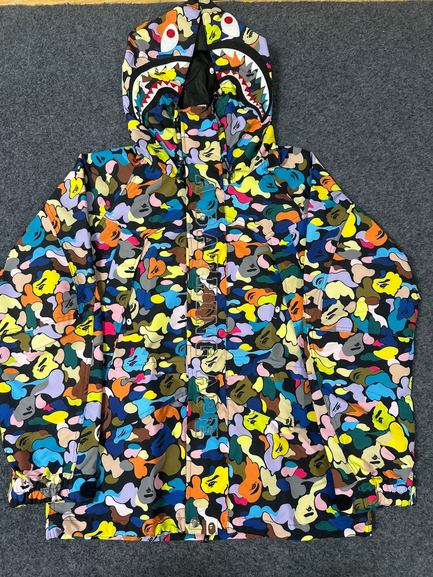 Bape Bape Multi Shark Jacket Outerwear Size US M / EU 48-50 / 2 - 1 Thumbnail