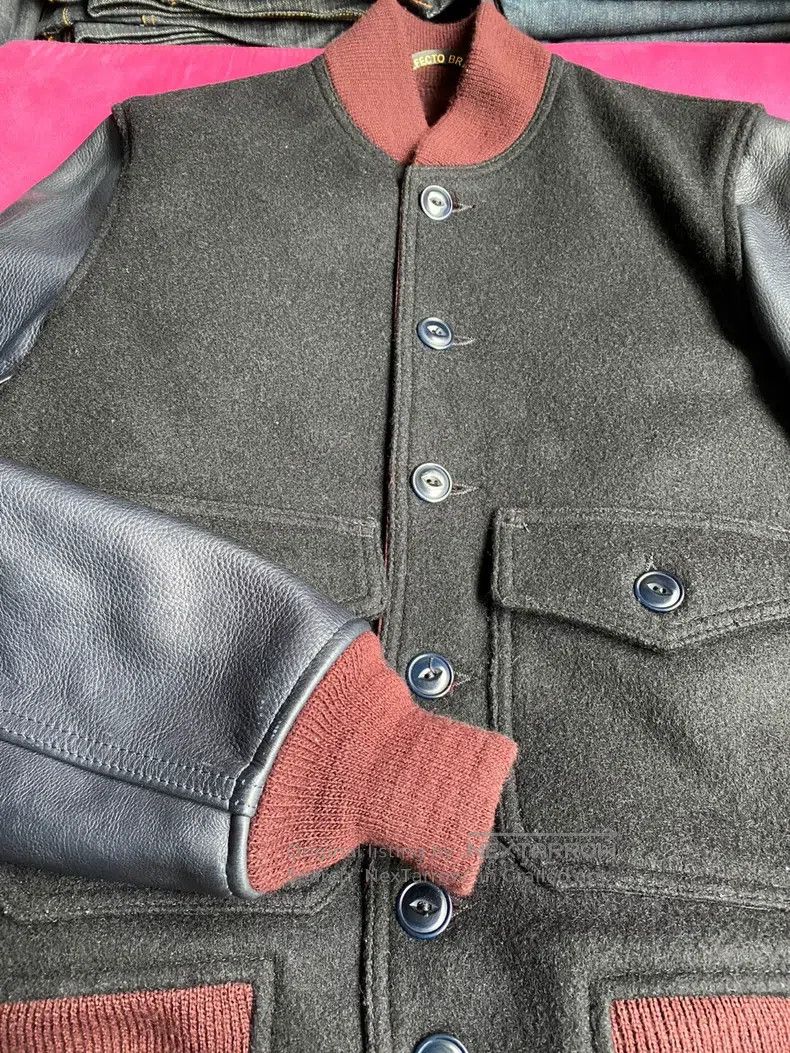 Schott Schott N.Y.C A1 leather sleeve jacket Size US S / EU 44-46 / 1 - 3 Thumbnail