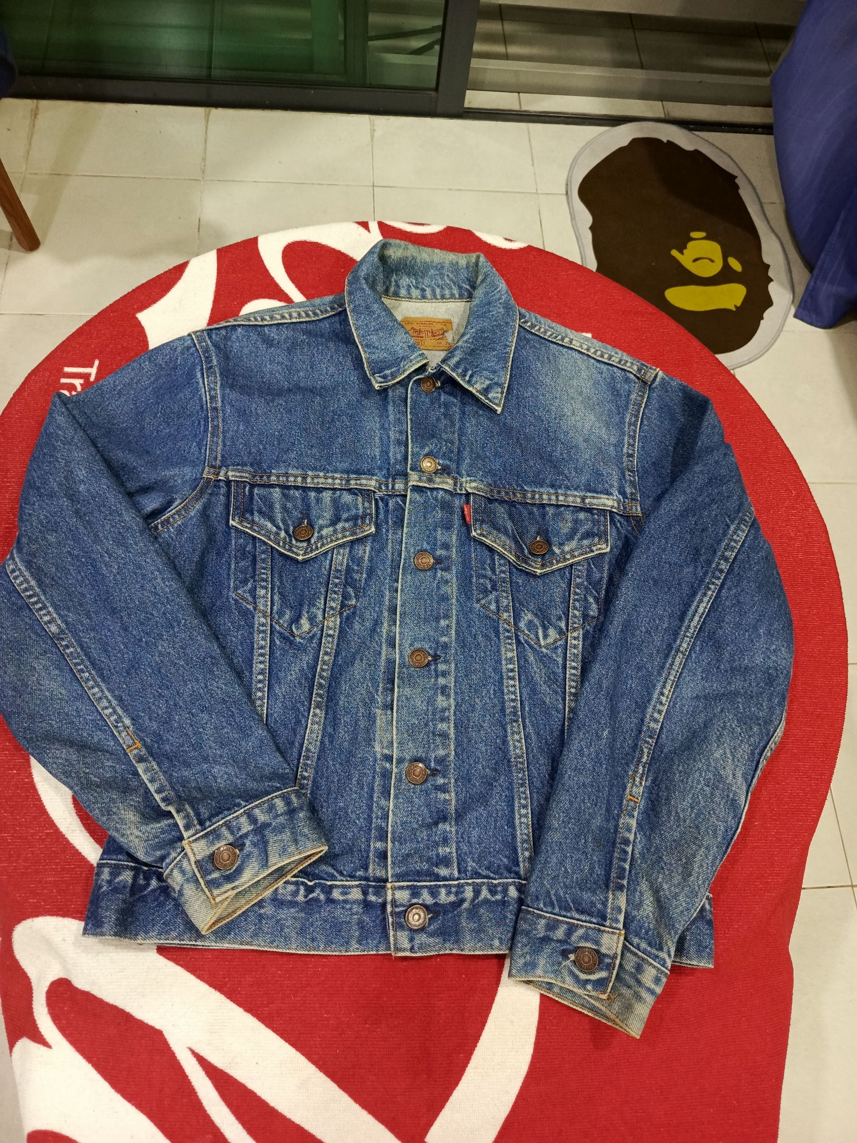 Levi's Vintage 90s Levi's Blanket Lined ORIGINAL Trucker Jacket Size US M / EU 48-50 / 2 - 4 Thumbnail