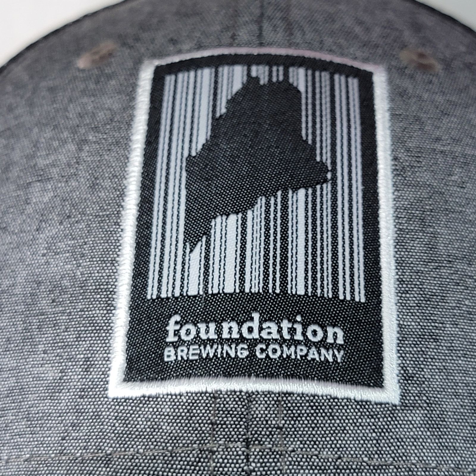Other Foundation Brewing Company Grey Black Snap Back Trucker Hat Size ONE SIZE - 2 Thumbnail