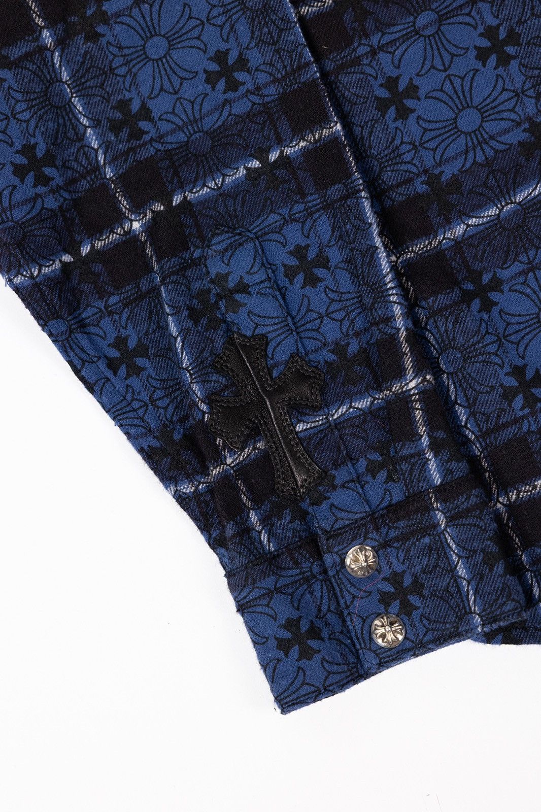 Chrome Hearts Chrome Hearts KIDS Cross Patch Flannel Shirt Size XXS / US 00 / IT 34 - 5 Thumbnail