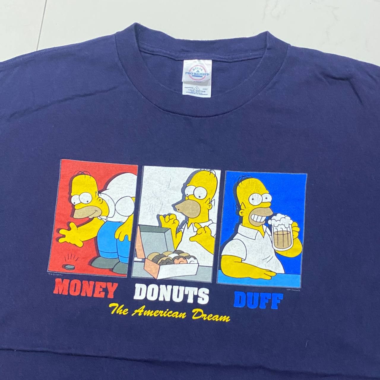 The Simpsons × Vintage 00s 90s Y2K The Simpsons All American Dreams Size US L / EU 52-54 / 3 - 2 Thumbnail