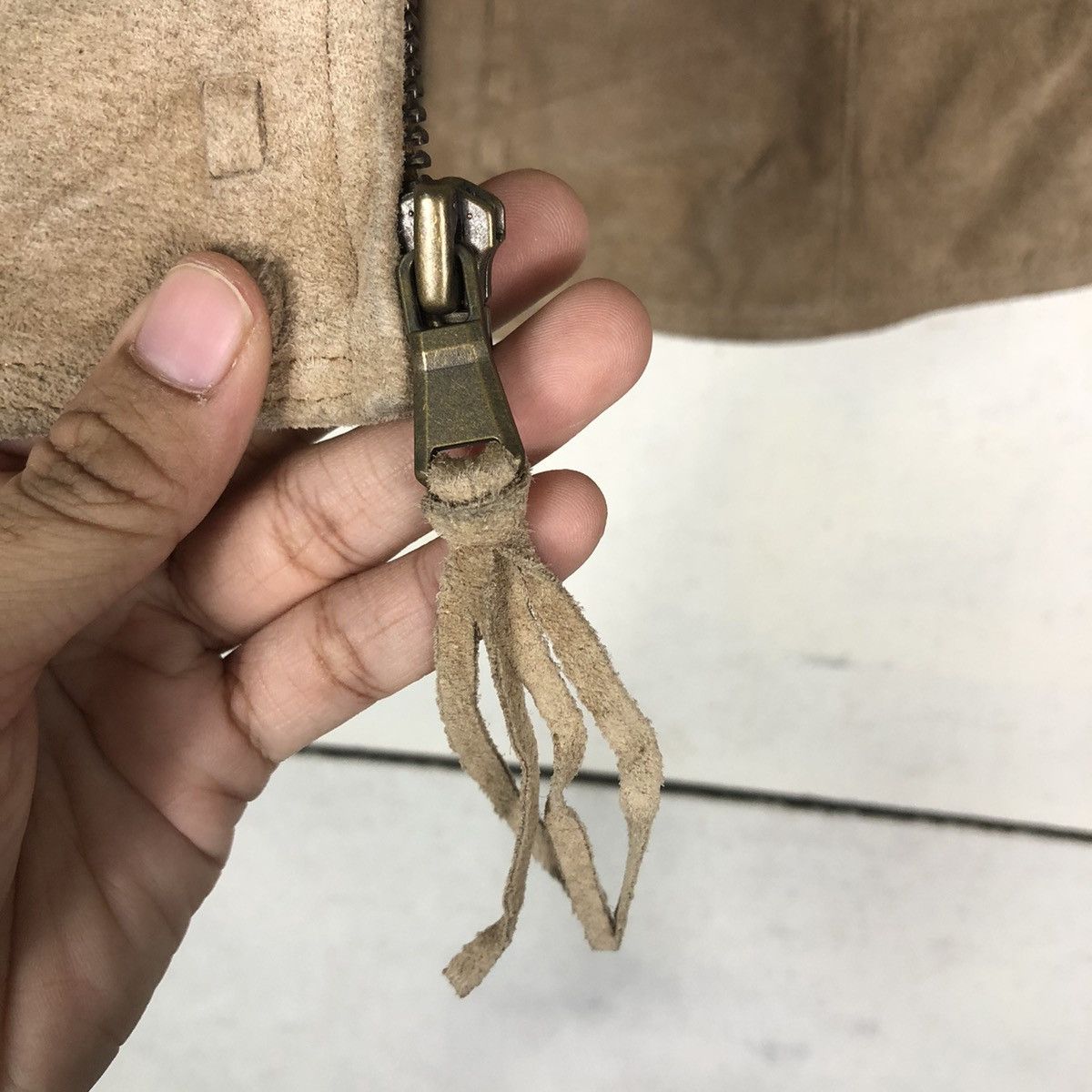 Japanese Brand Cropped Biker Genuine Leather Jacket Nine West Issey Miyake Size US M / EU 48-50 / 2 - 16 Thumbnail
