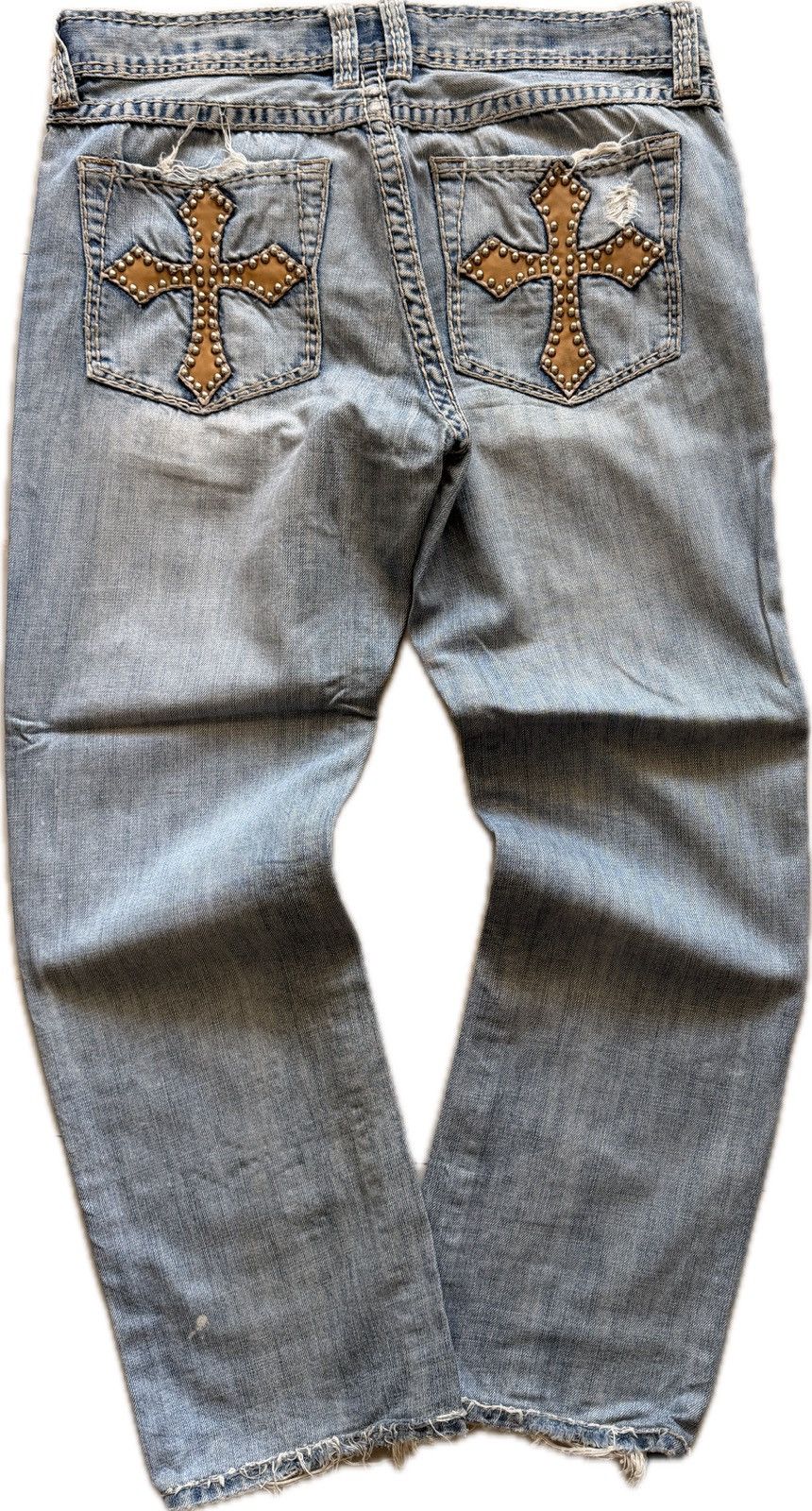 Affliction Rare Rhinestone Affliction Jeans Size US 34 / EU 50 - 1 Thumbnail