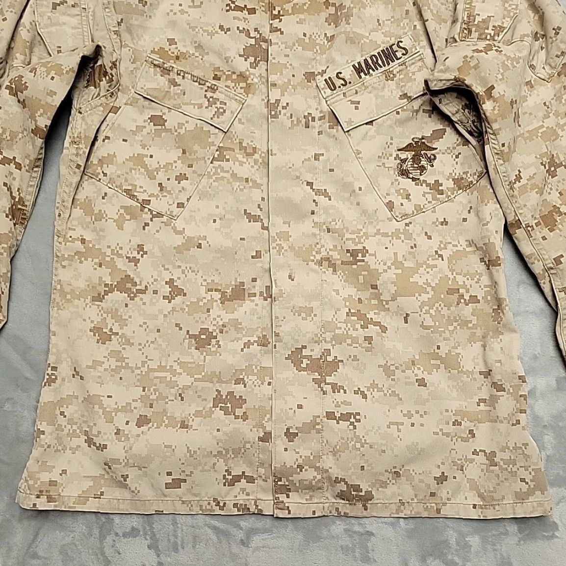 Vintage VTG USMC Combat Shirt Mens M Desert MARPAT Military Tactical Shirt Size US M / EU 48-50 / 2 - 2 Thumbnail