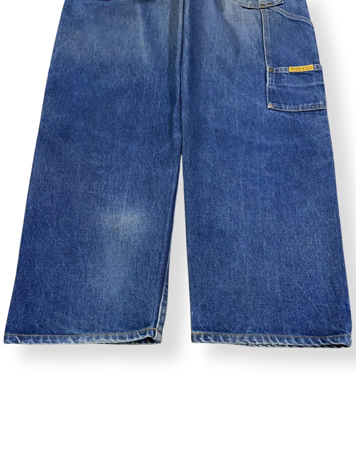 Other Y2K Prison Blues Dirt Mud Wash Loose Tapered Carpenter Jeans Size US 36 / EU 52 - 11 Thumbnail